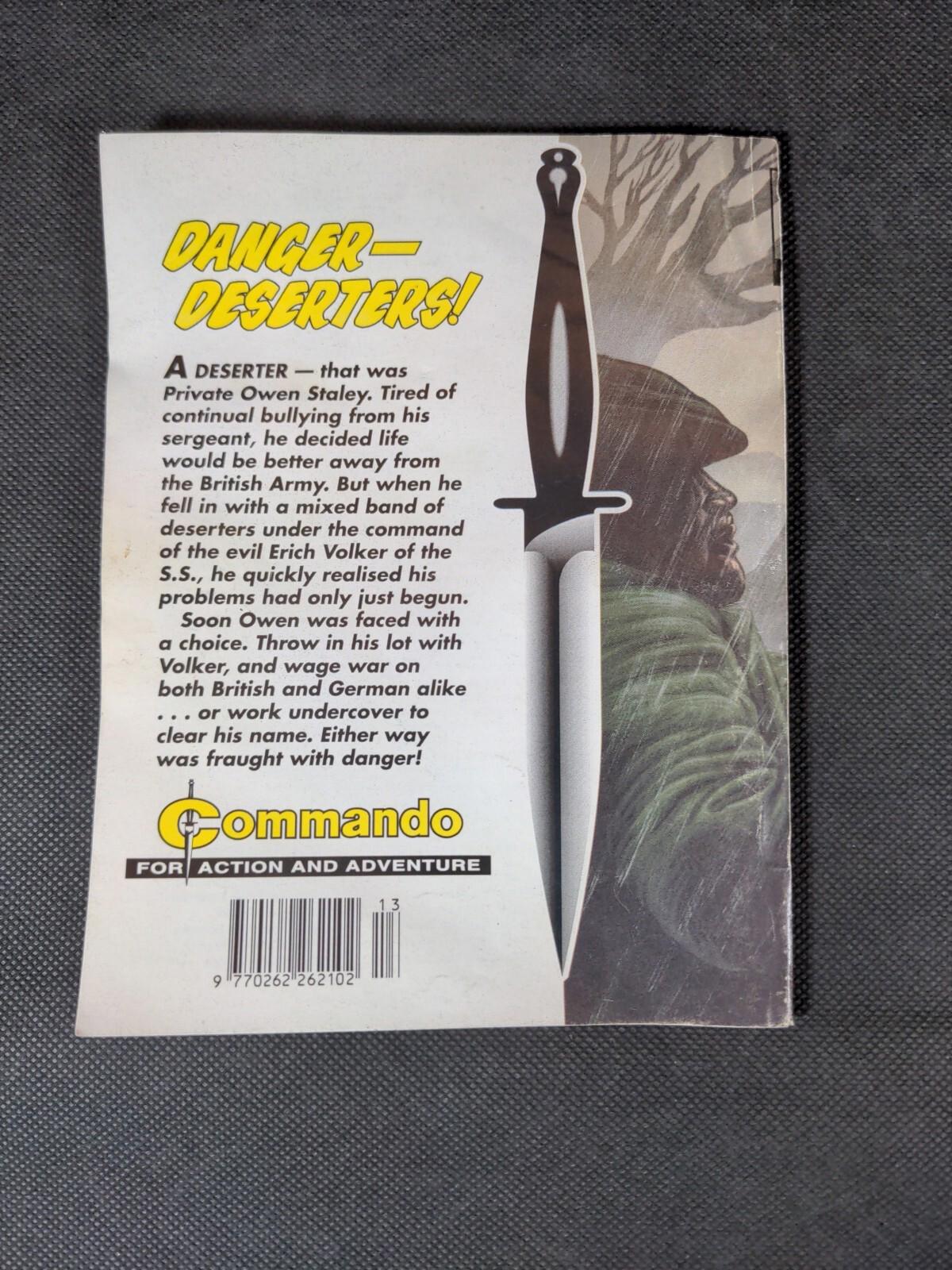 Commando Comic Issue Number 3542 Danger-Deserters!