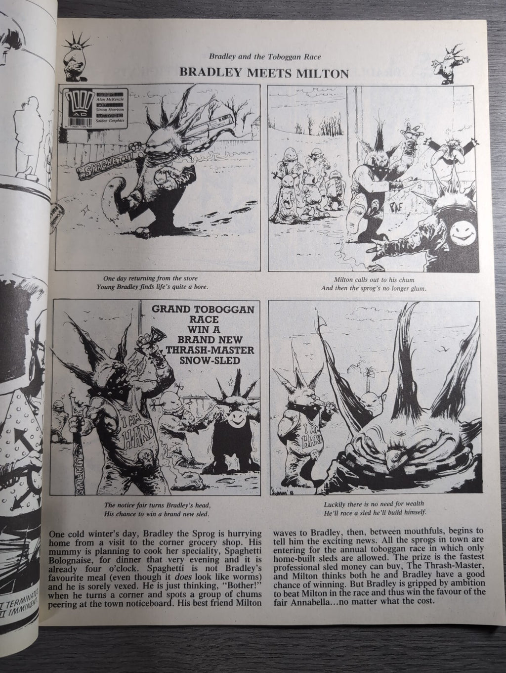 2000AD Prog 606 Featuring Judge Dread Comic 24th Dec 1988 Vintage Retro Comic