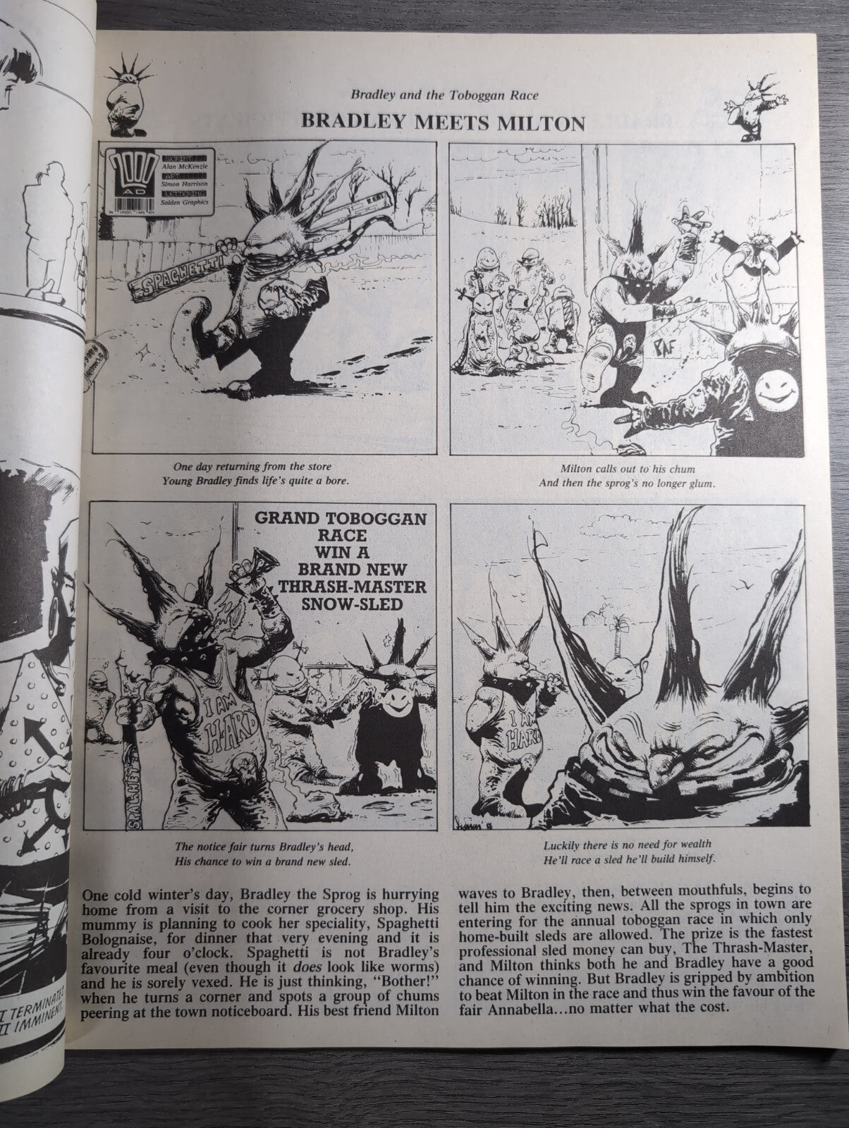 2000AD Prog 606 Featuring Judge Dread Comic 24th Dec 1988 Vintage Retro Comic