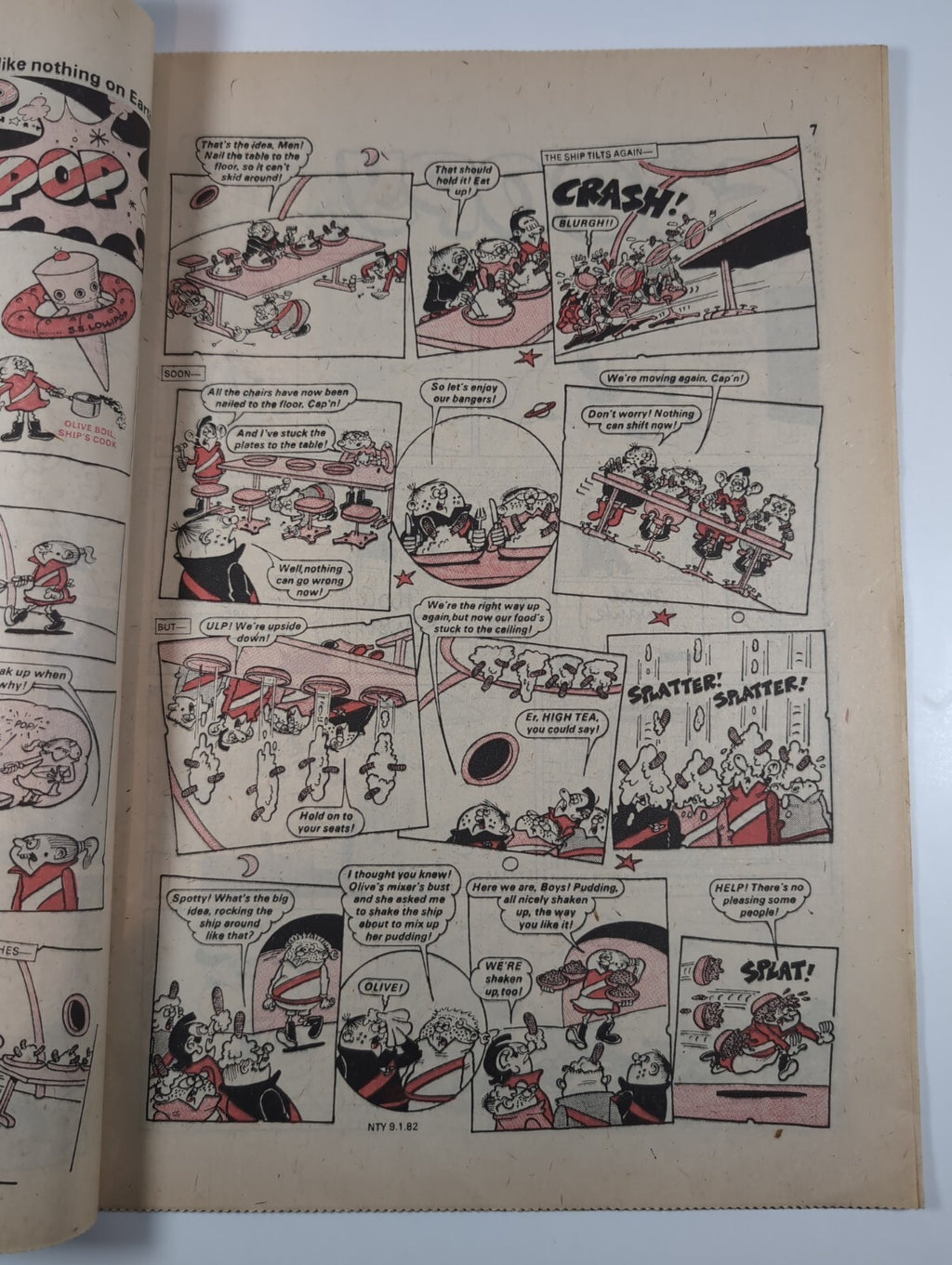 Nutty Comic Featuring Bananaman Issue No. 100 Jan 9th 1982 Vintage Retro Comic