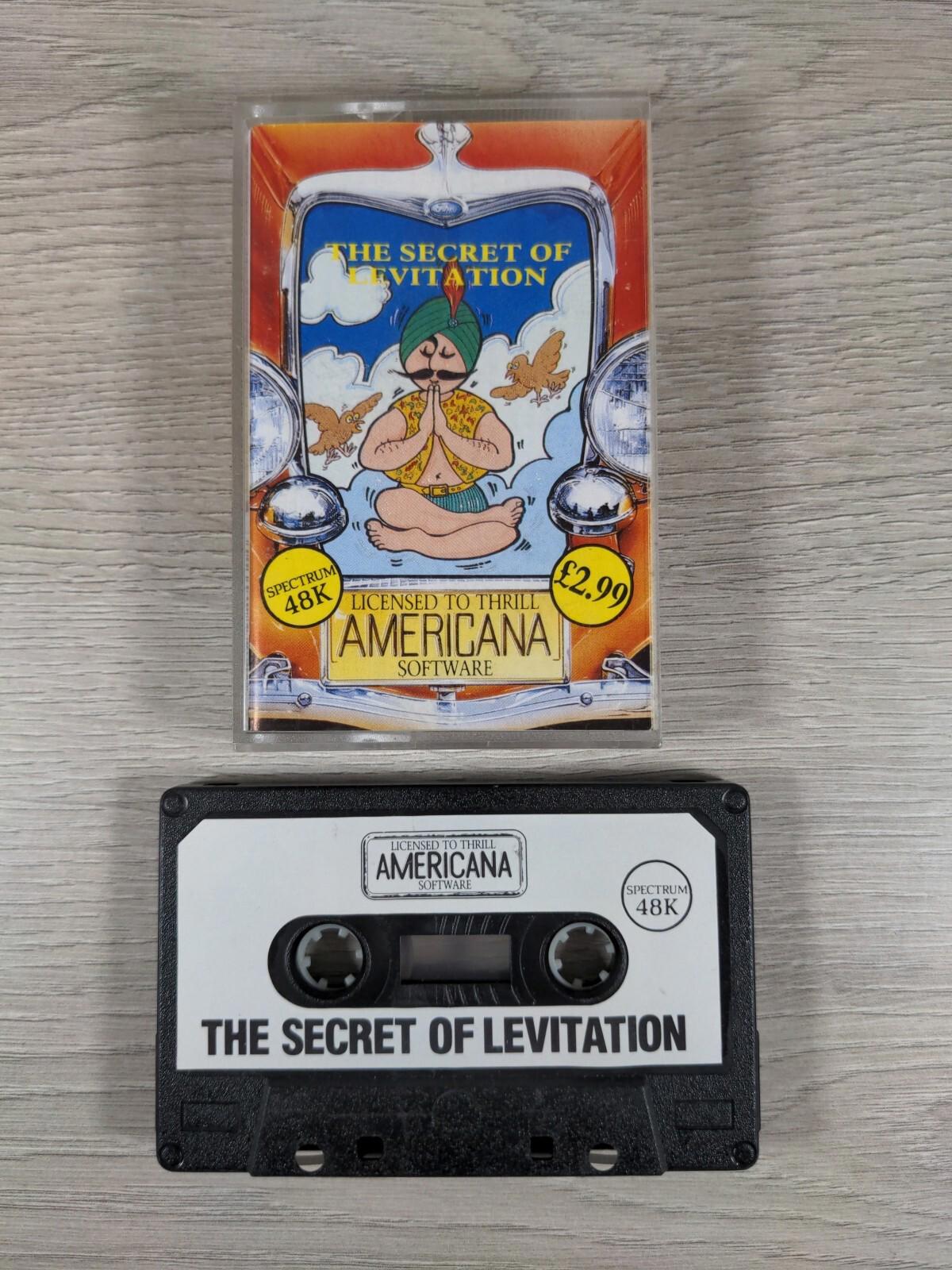 The Secret Of Levitation ZX Spectrum 48K 128K Game Cassette Tested & Working - Retrorama UK