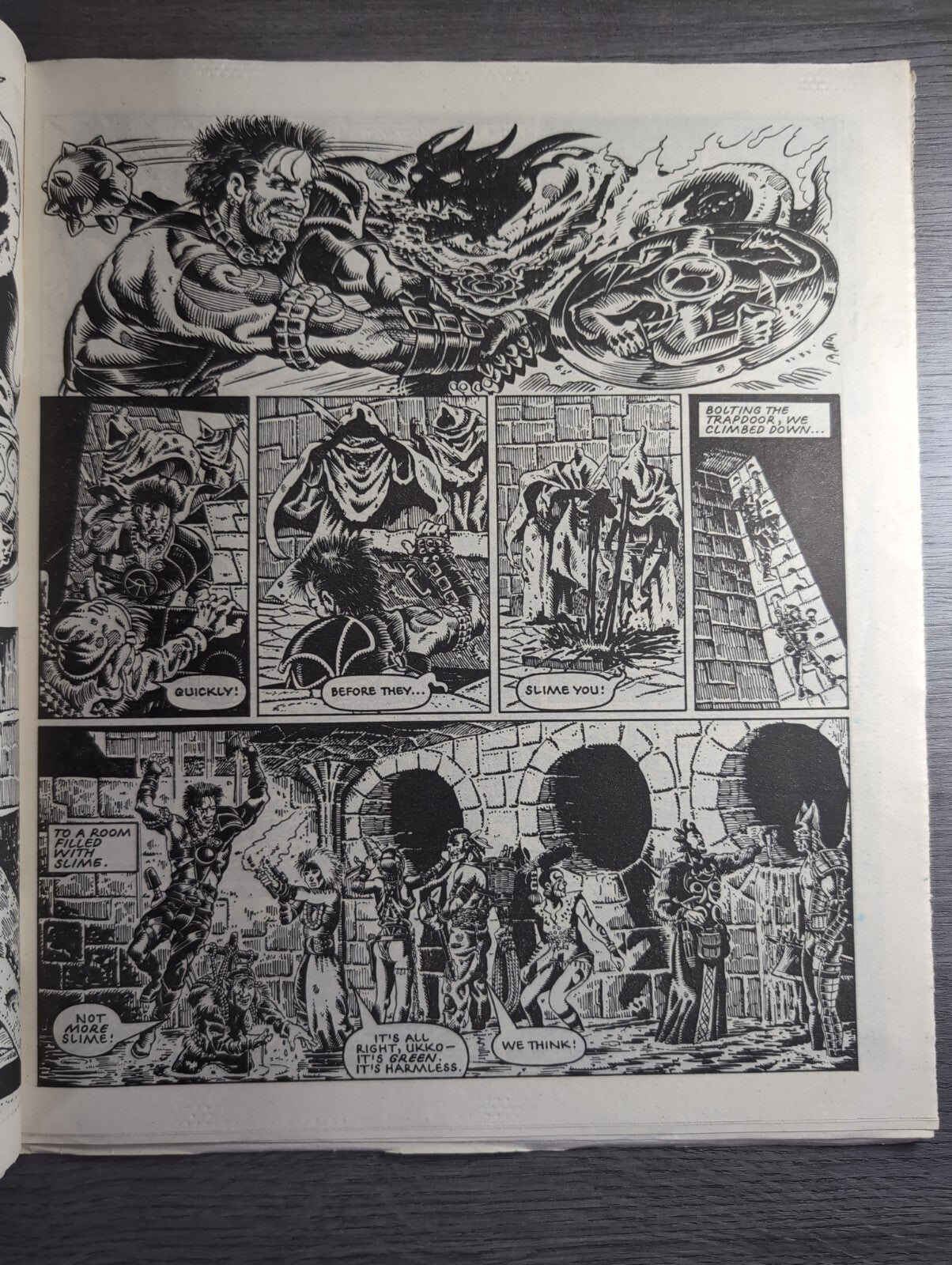 2000AD Prog 452 Featuring Judge Dread Comic 11th Jan 1986 Vintage Retro Comic