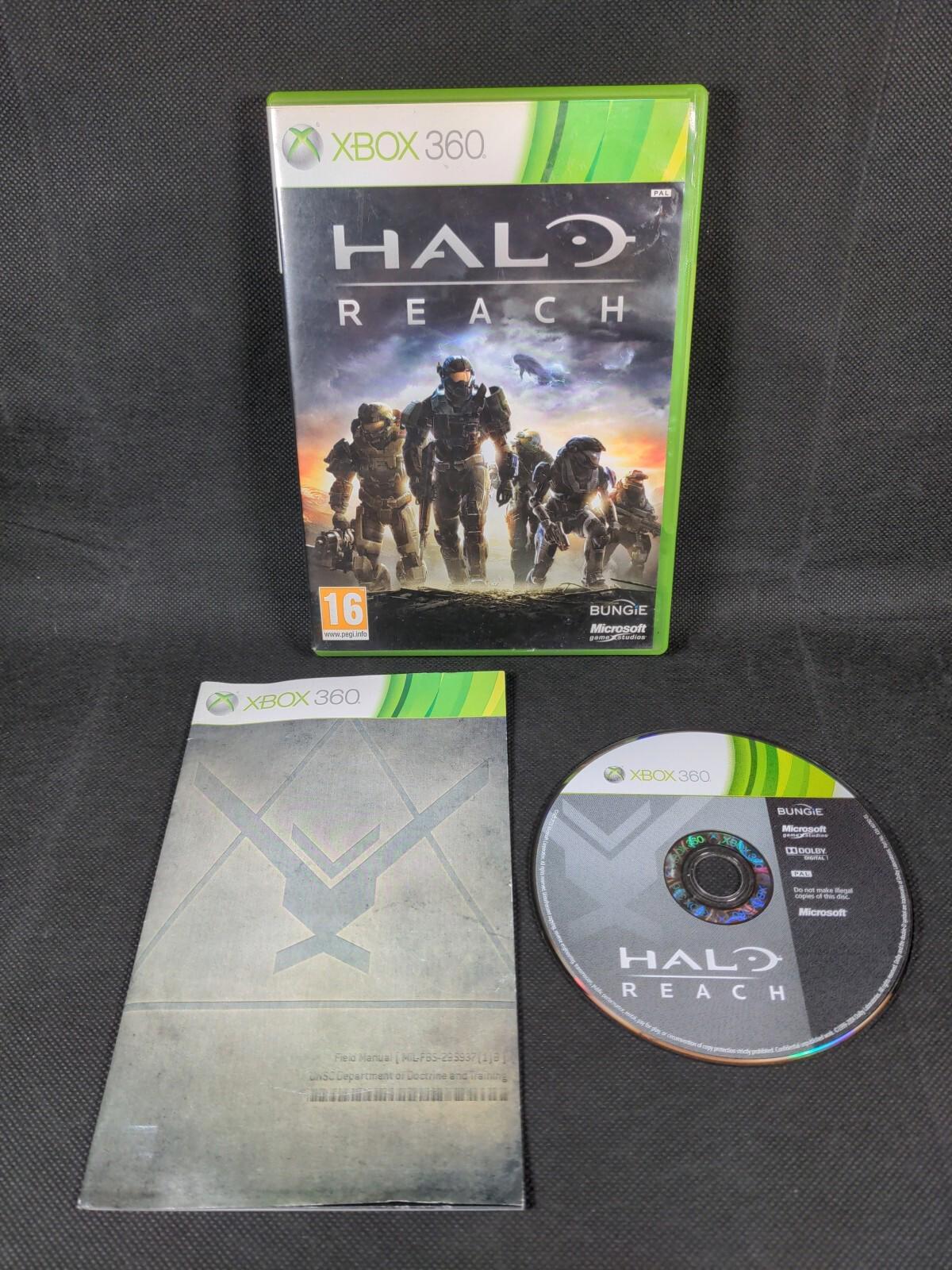 Halo Reach Xbox 360 Game + Manual Tested & Working