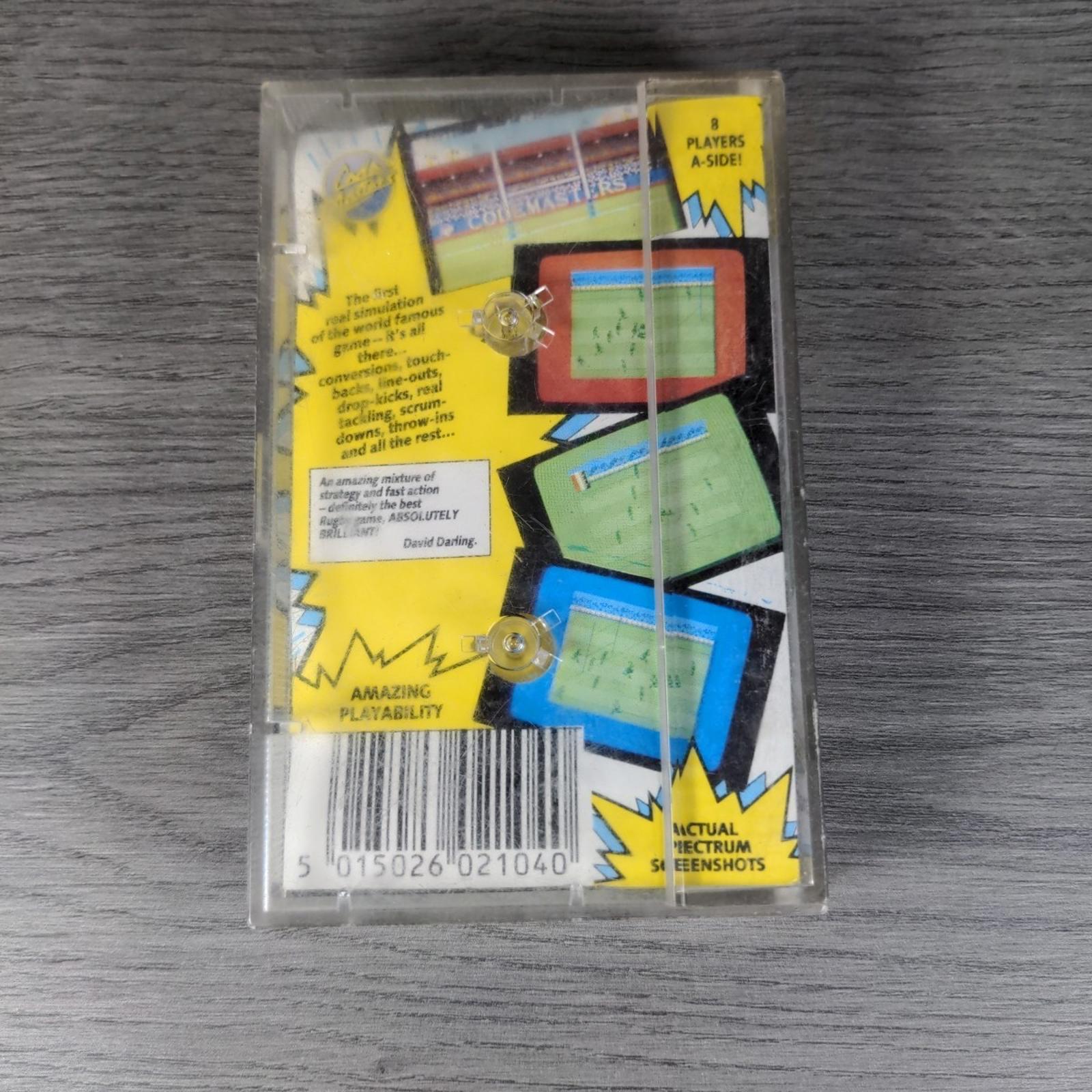 International Rugby Simulator ZX Spectrum 48/128K Game Cassette Tested & Working