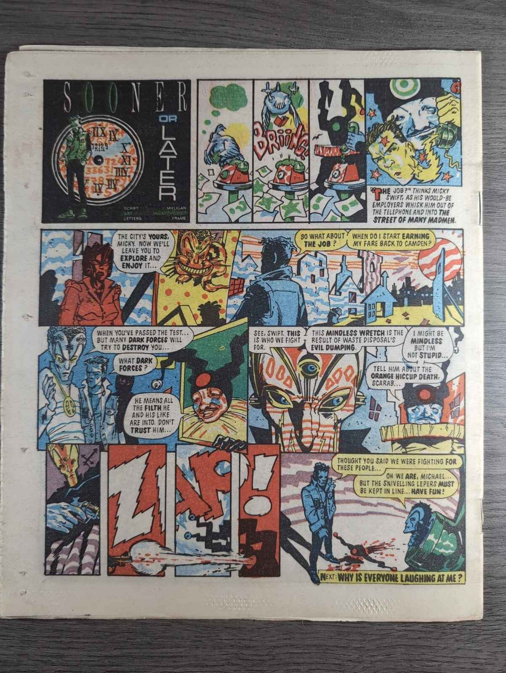 2000AD Prog 473  Featuring Juddge Dread Comic Date 7th June 1986 Vintage Comics