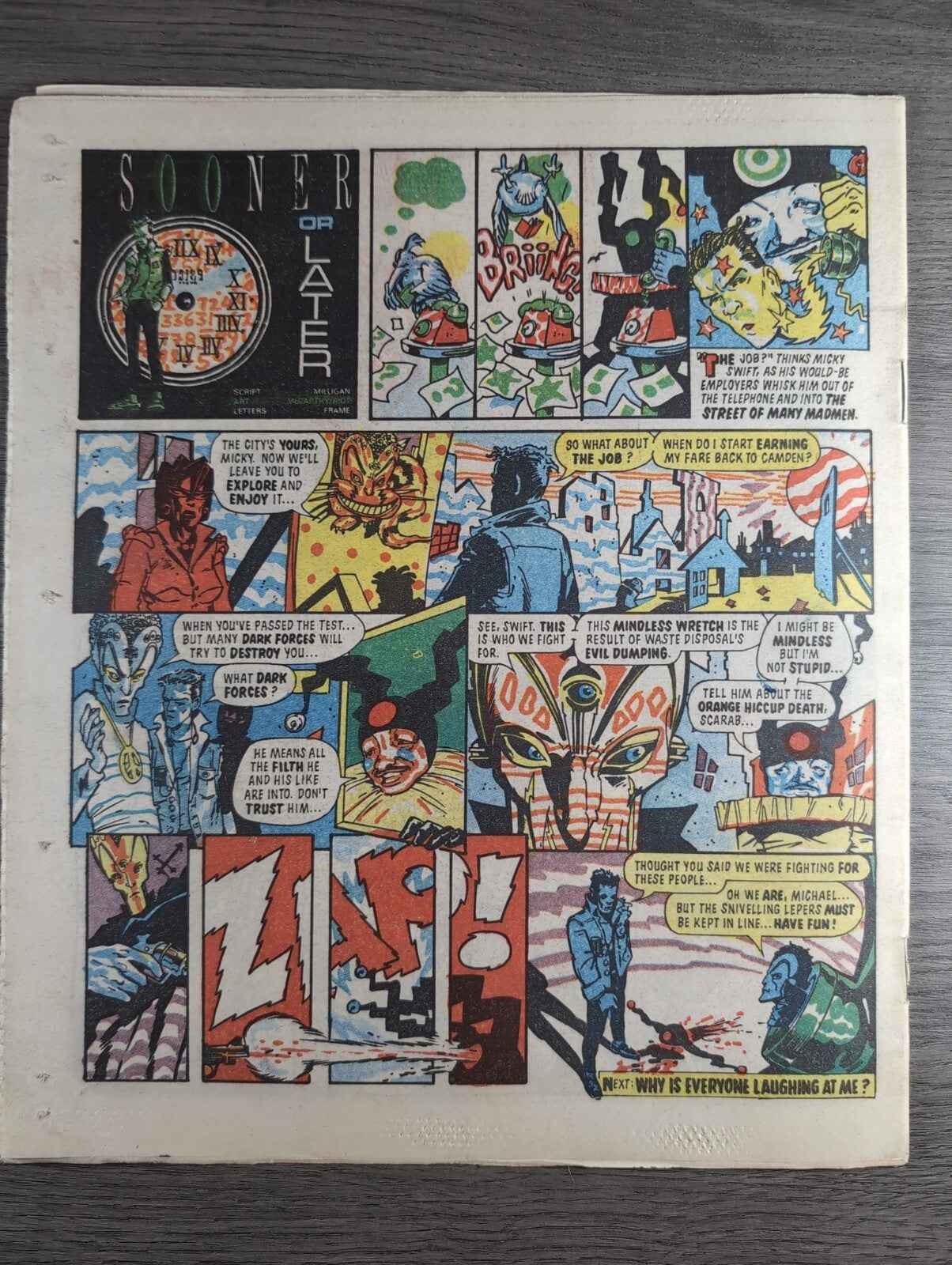 2000AD Prog 473  Featuring Juddge Dread Comic Date 7th June 1986 Vintage Comics