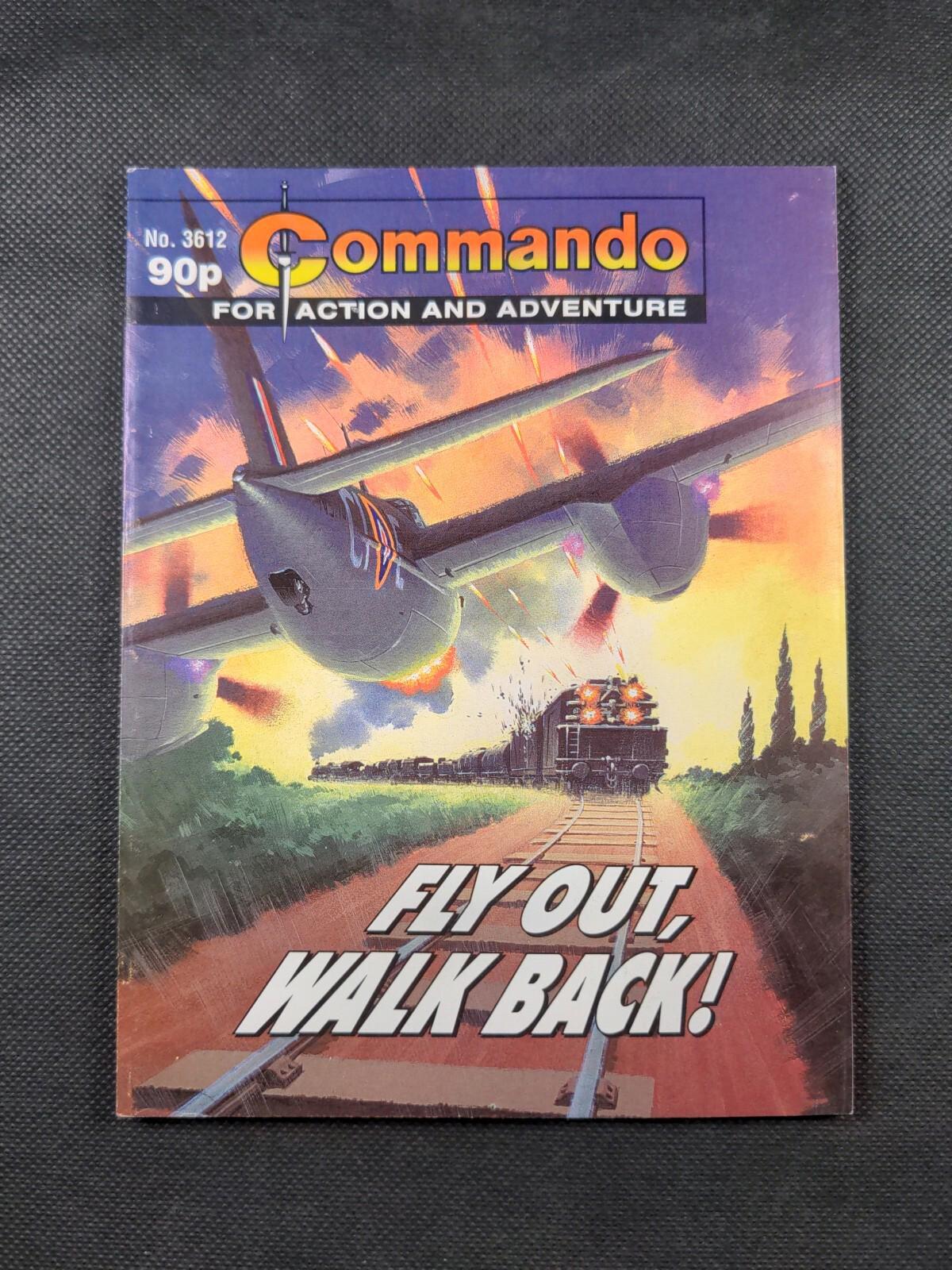 Commando Comic Issue Number 3612 Fly Out, Walk Back! - Retrorama UK