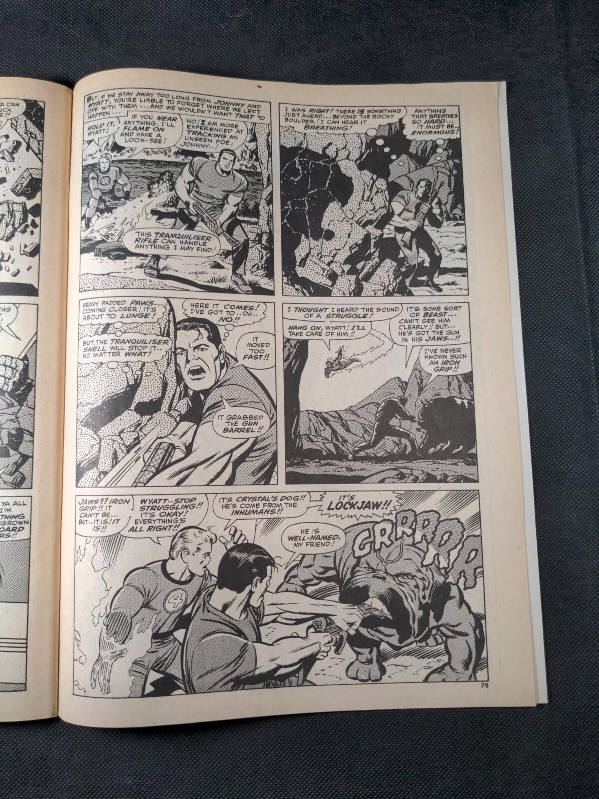 Mighty World of Marvel Comic Issue No 114 December 1974 Marvel UK Vintage Comic