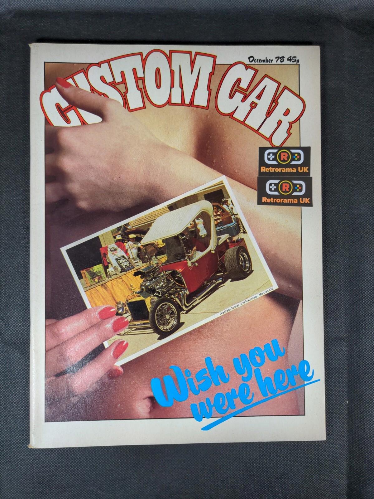 Custom Car Magazine Issue December 1978 Vintage Magazine - Retrorama UK