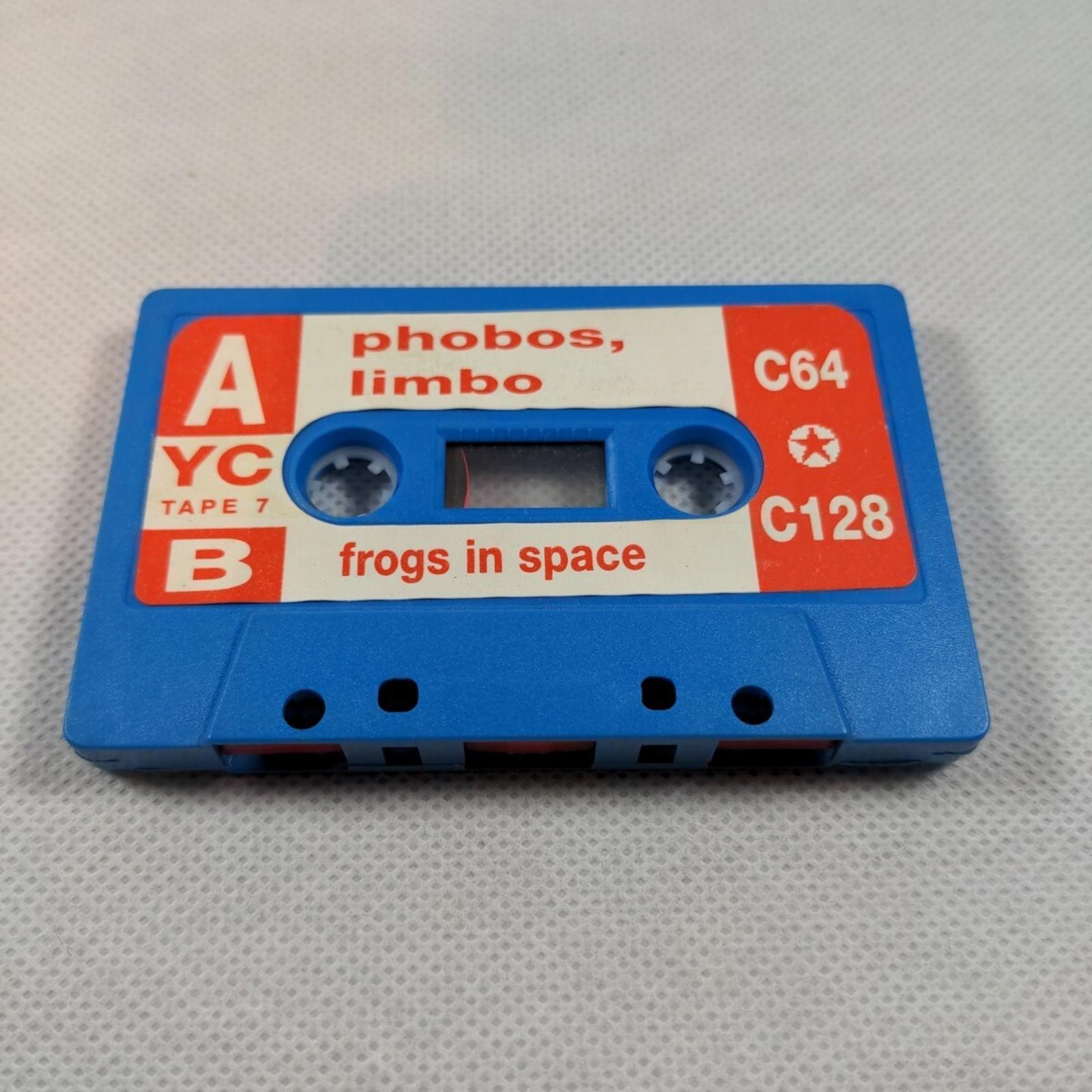 Phobos Limbo Frogs In Space Commodore 64 C64 Game Cassette Only Tested & Working