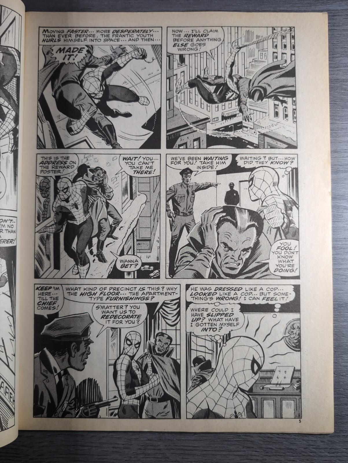 Spider-Man Comics Weekly No 108 Marvel Comics UK 8th March 1975 Vintage Comic