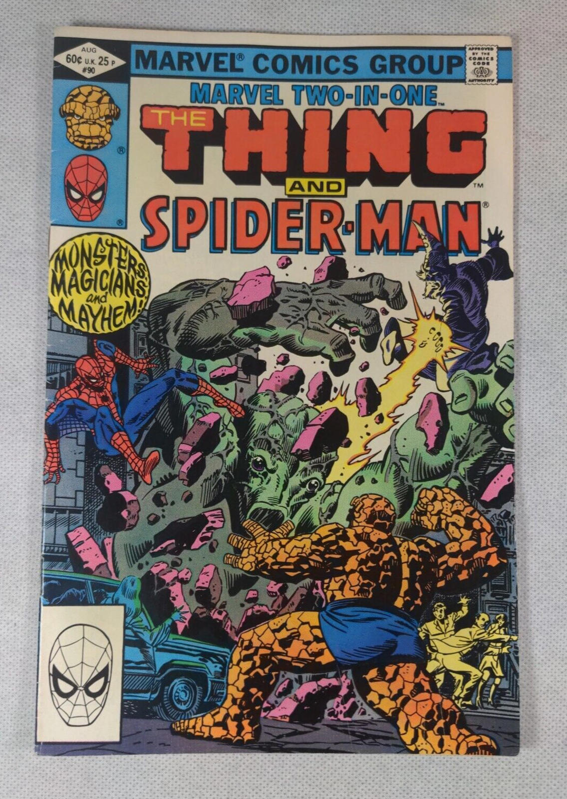 Marvel Comics Two-In-One The Thing And Spider-Man #90 August 1982
