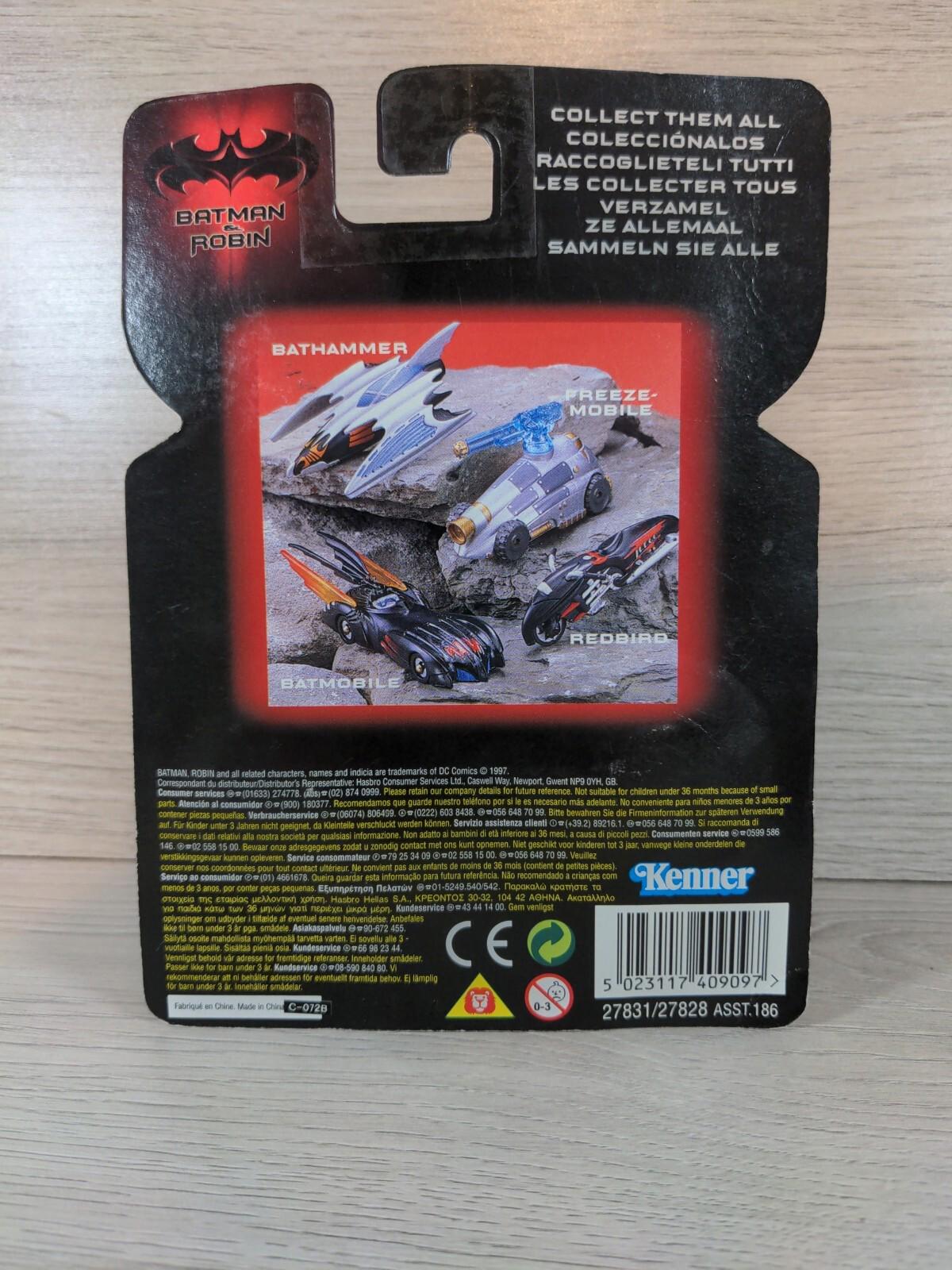 Batman & Robin Die-Cast Redbird Kenner Vintage 1997 Unopened & Sealed On Card