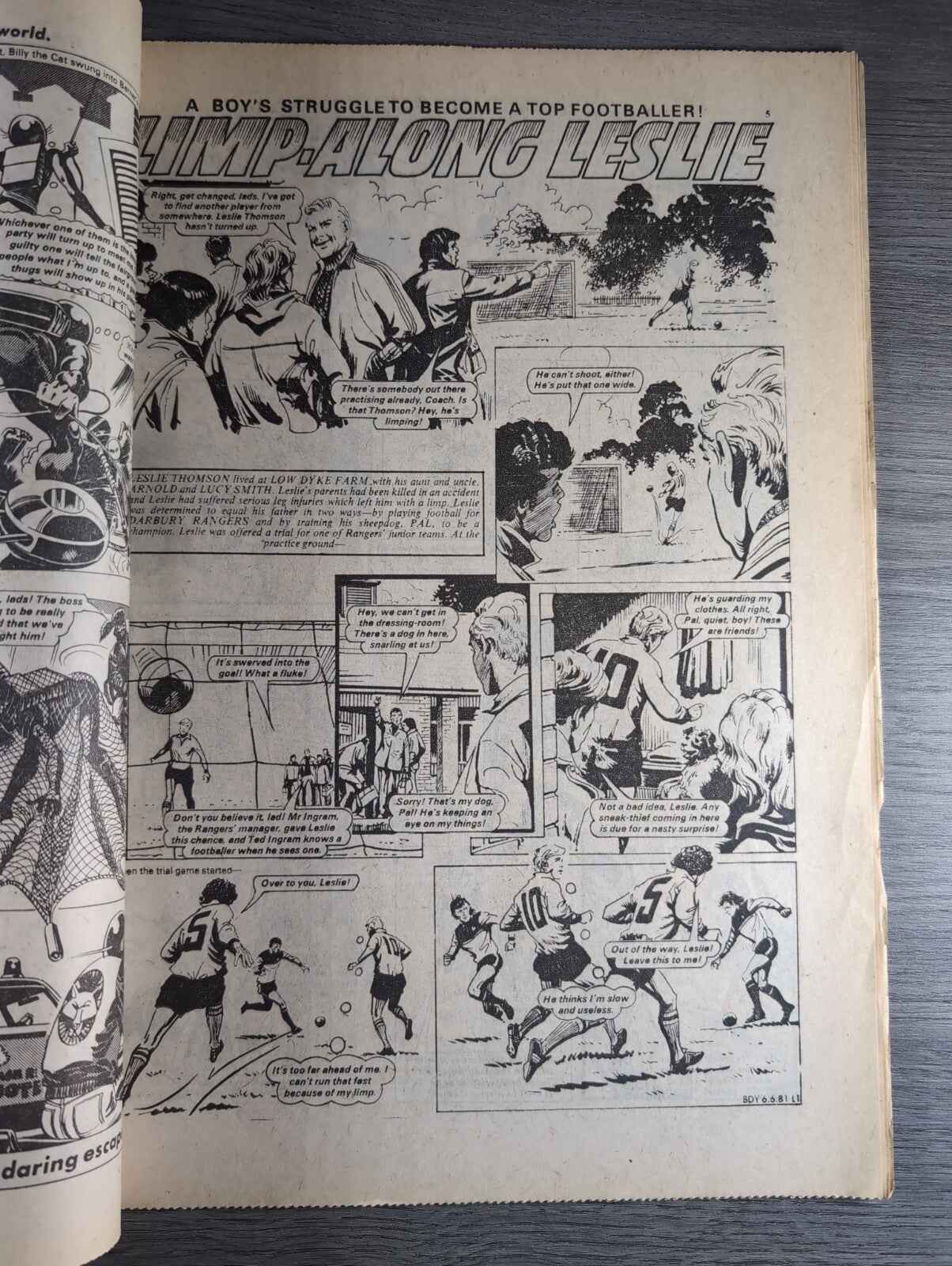 Buddy Comic Issue No 17 6th June 1981 Vintage Retro Comic