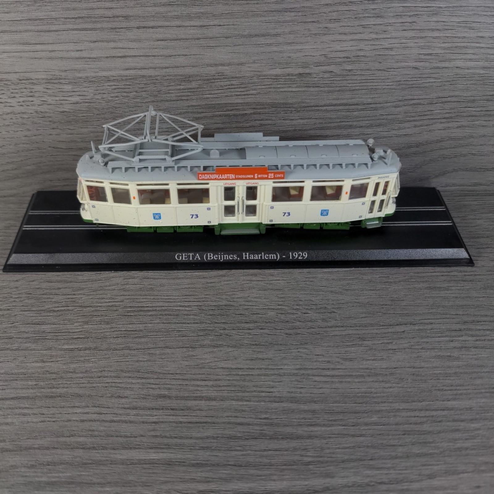 Atlas Editions Trams Of The World  GETE (Beijnes Haarlem) 1929 Model Tram