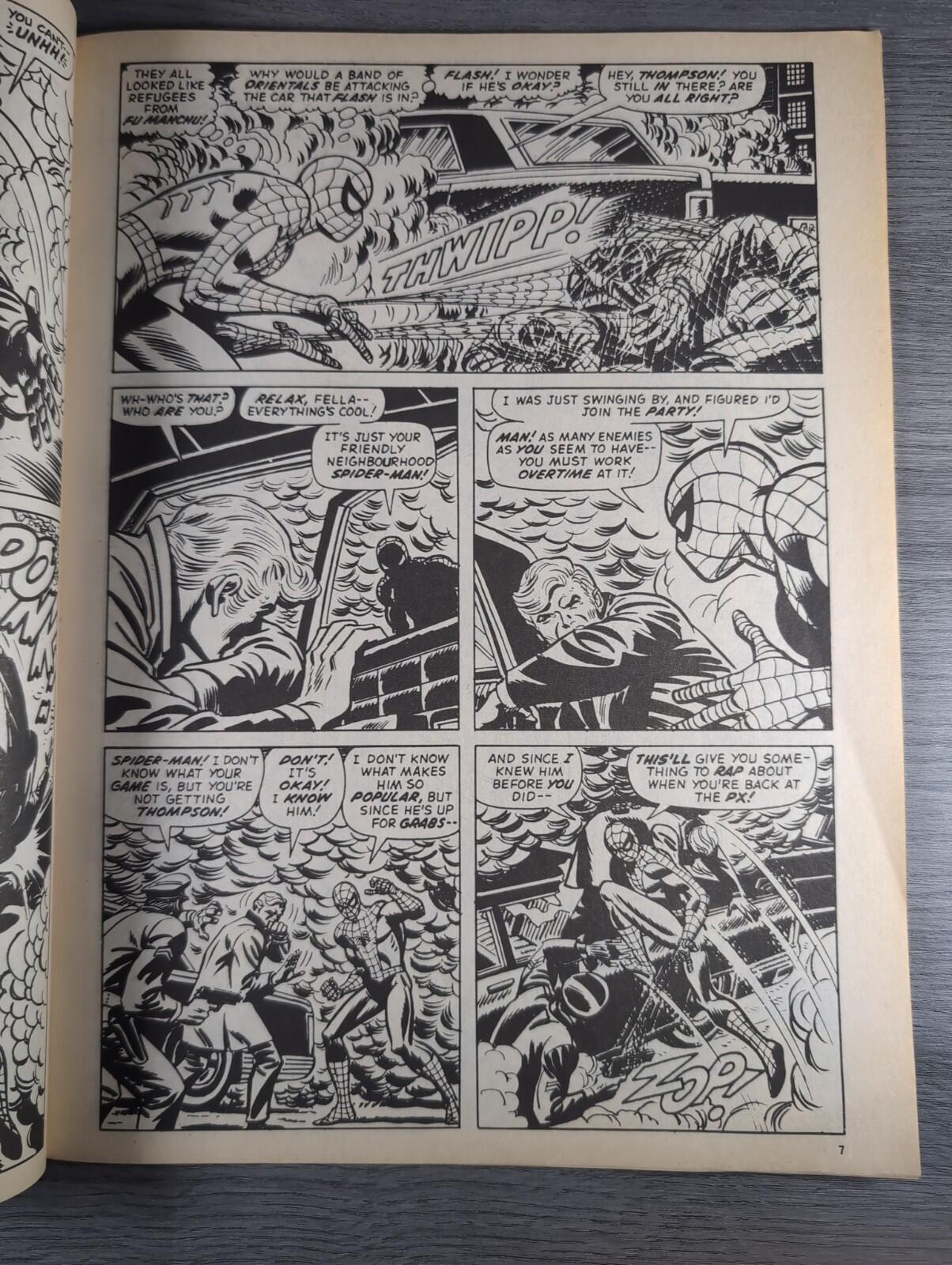 Spider-Man Comics Weekly No 154 Marvel Comics UK 24th January 1976 Vintage Comic