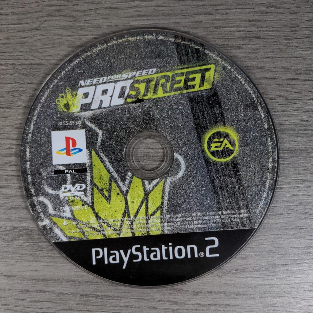 Need For Speed Pro Street Playstation 2 PS2 Game + Manual Tested & Working