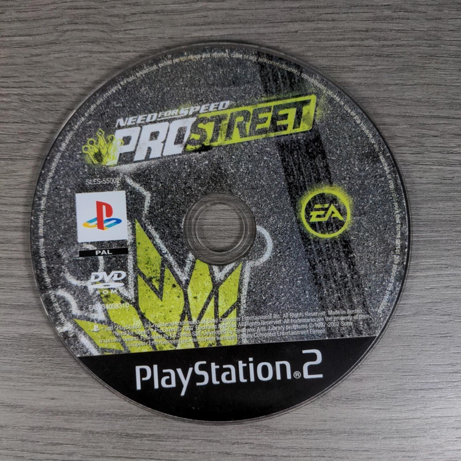 Need For Speed Pro Street Playstation 2 PS2 Game + Manual Tested & Working