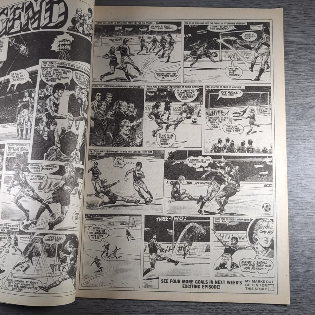 Roy of The Rovers 9th February 1985 Vintage Comic IPC Magazines