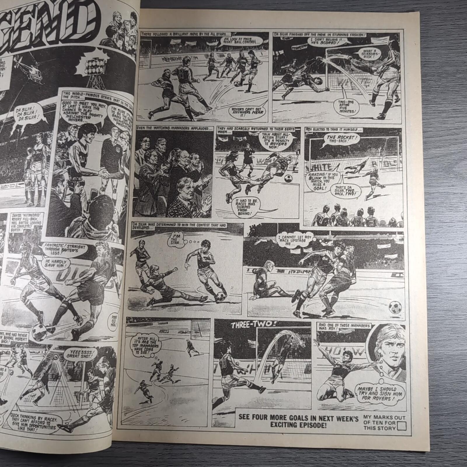 Roy of The Rovers 9th February 1985 Vintage Comic IPC Magazines