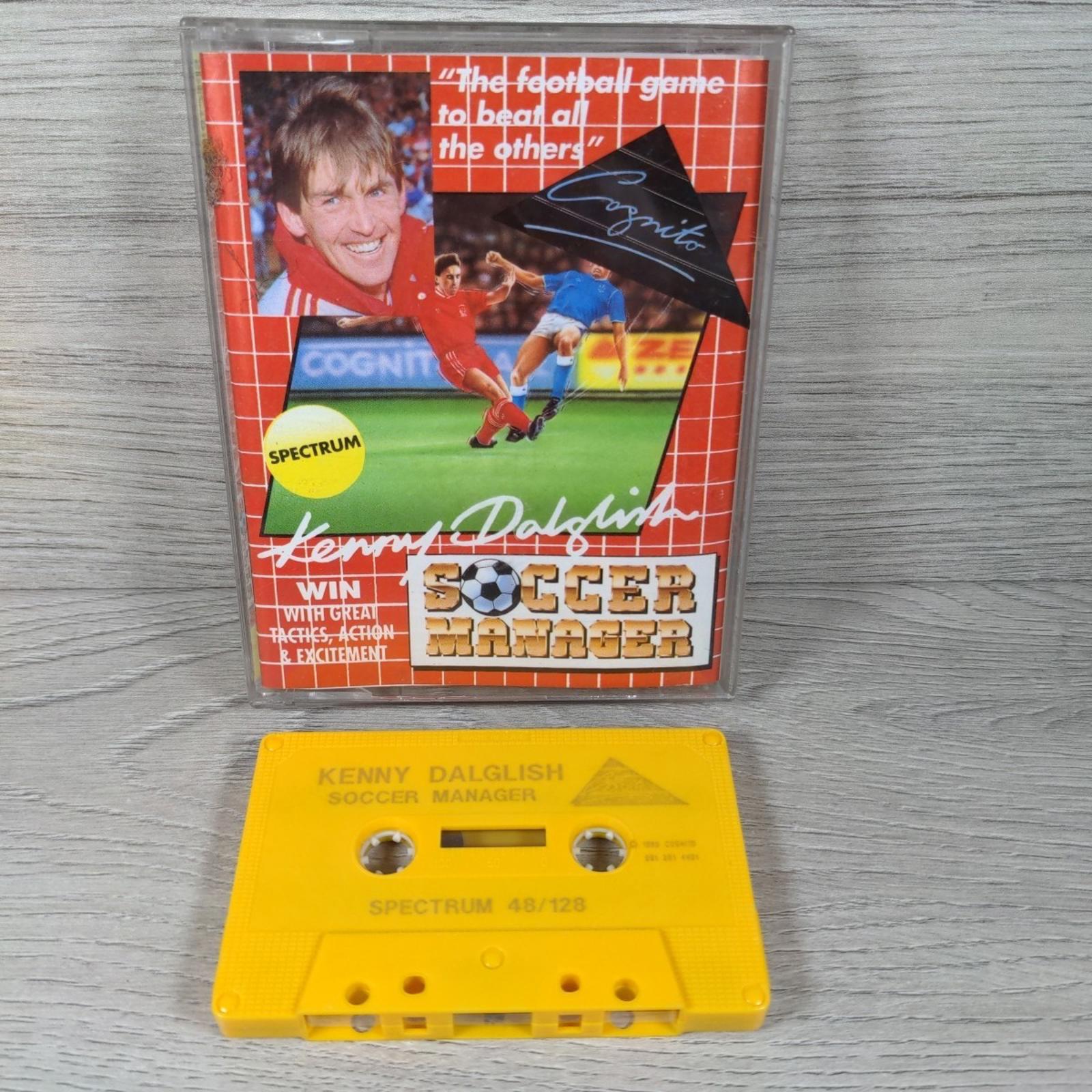 Kenny Dalglish Soccer Manager ZX Spectrum 48/128K Game Cassette Tested & Working