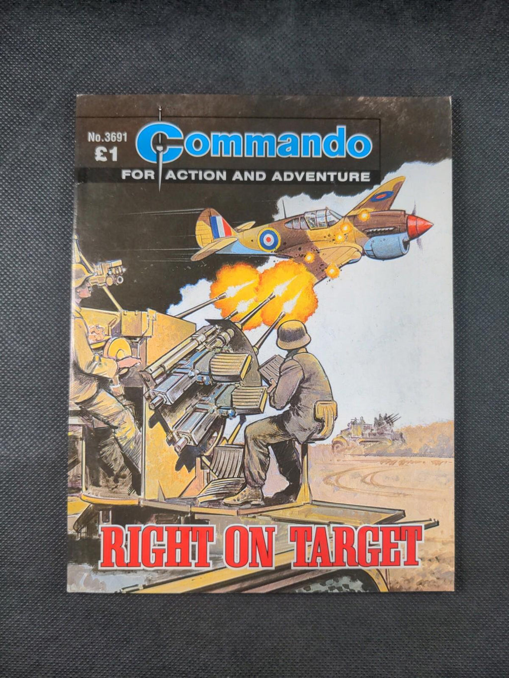 Commando Comic Issue Number 3691 Right On Target - Retrorama UK