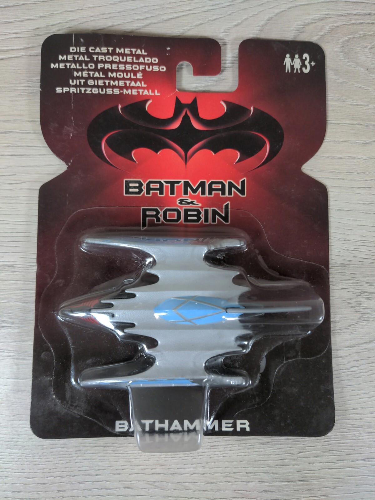 Batman & Robin Die-Cast Bathammer Kenner Vintage 1997 Unopened & Sealed On Card