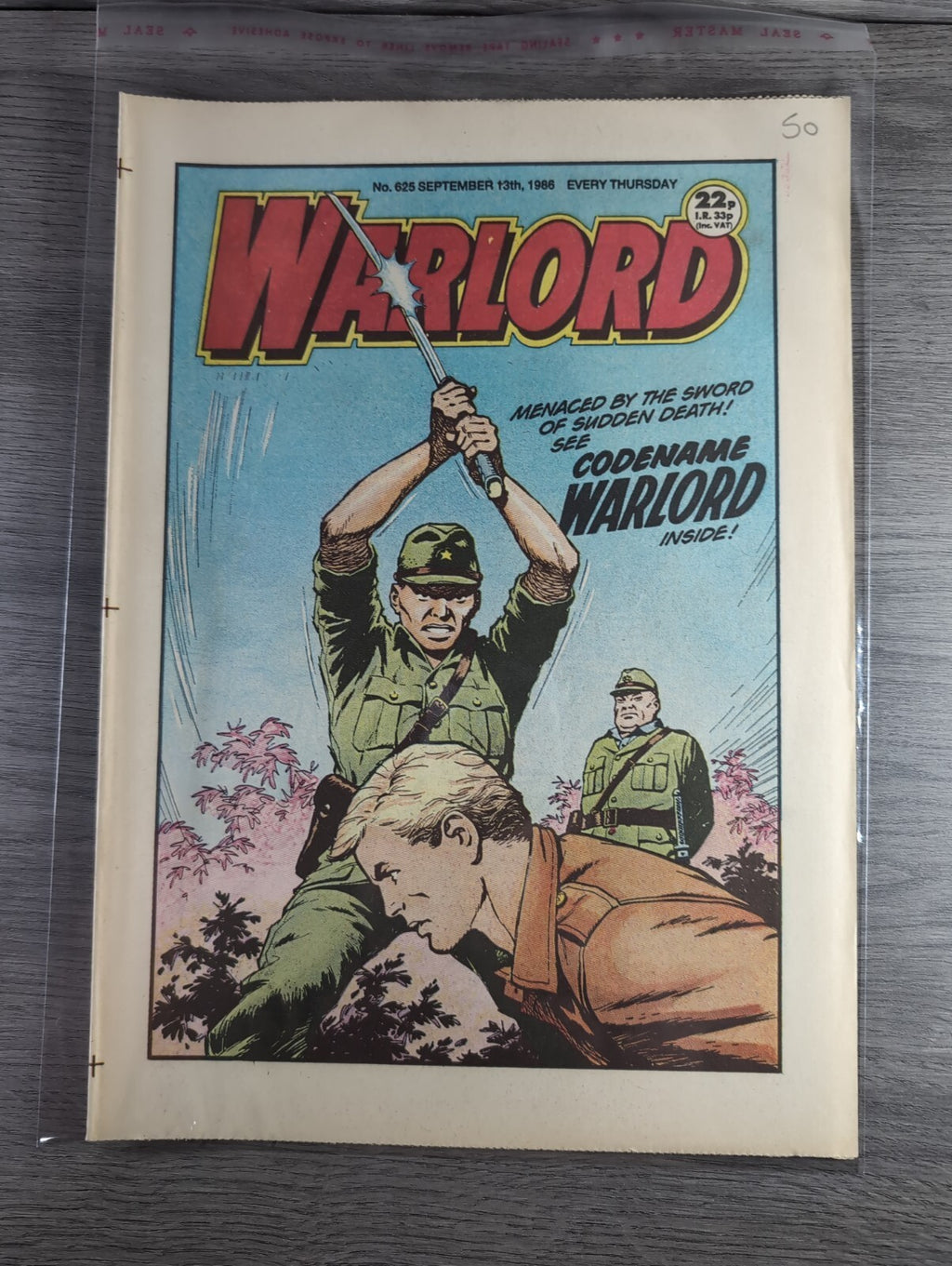 Warlord Comics 7 Issues 621 - 627  Good Condition Vintage Retro Comics From 1986