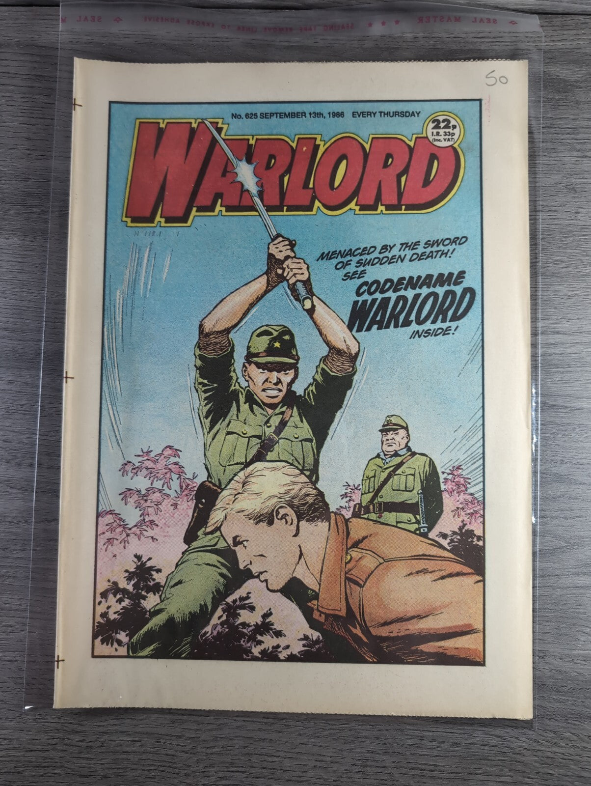 Warlord Comics 7 Issues 621 - 627  Good Condition Vintage Retro Comics From 1986