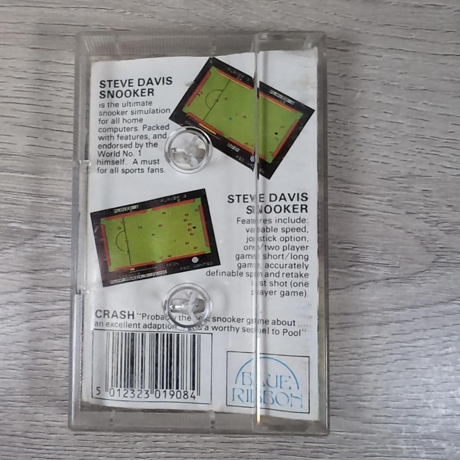 Steve Davis Snooker ZX Spectrum 48K 128K Video Game Cassette Tested & Working