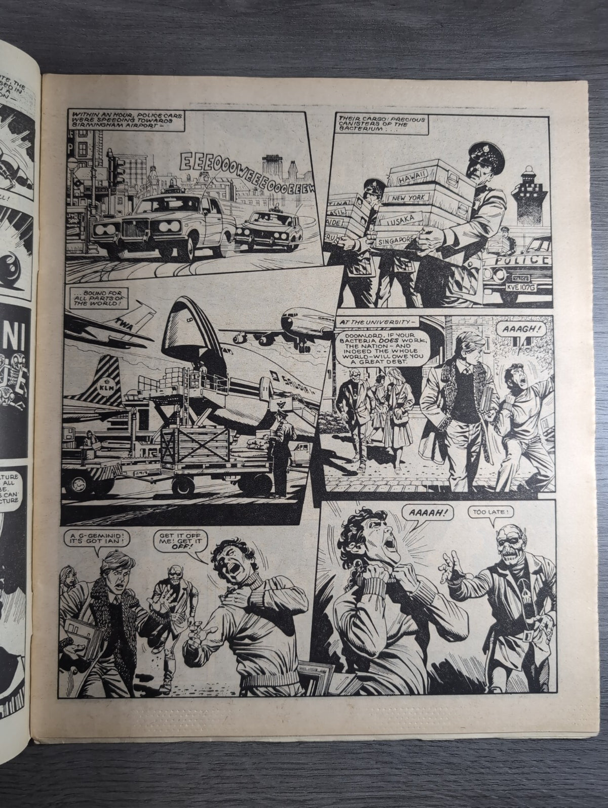 Eagle Comic Issue 18th August 1984 Vintage Retro UK Comic