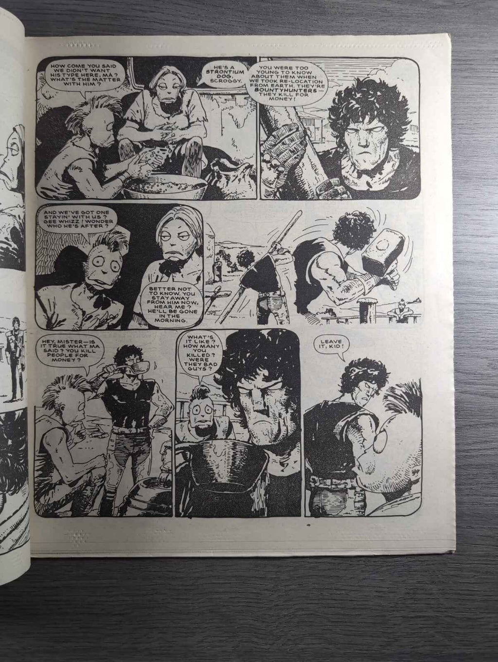 2000AD Prog 490 Featuring Judge Dread Comic 4th Oct 1986 Vintage Retro Comic