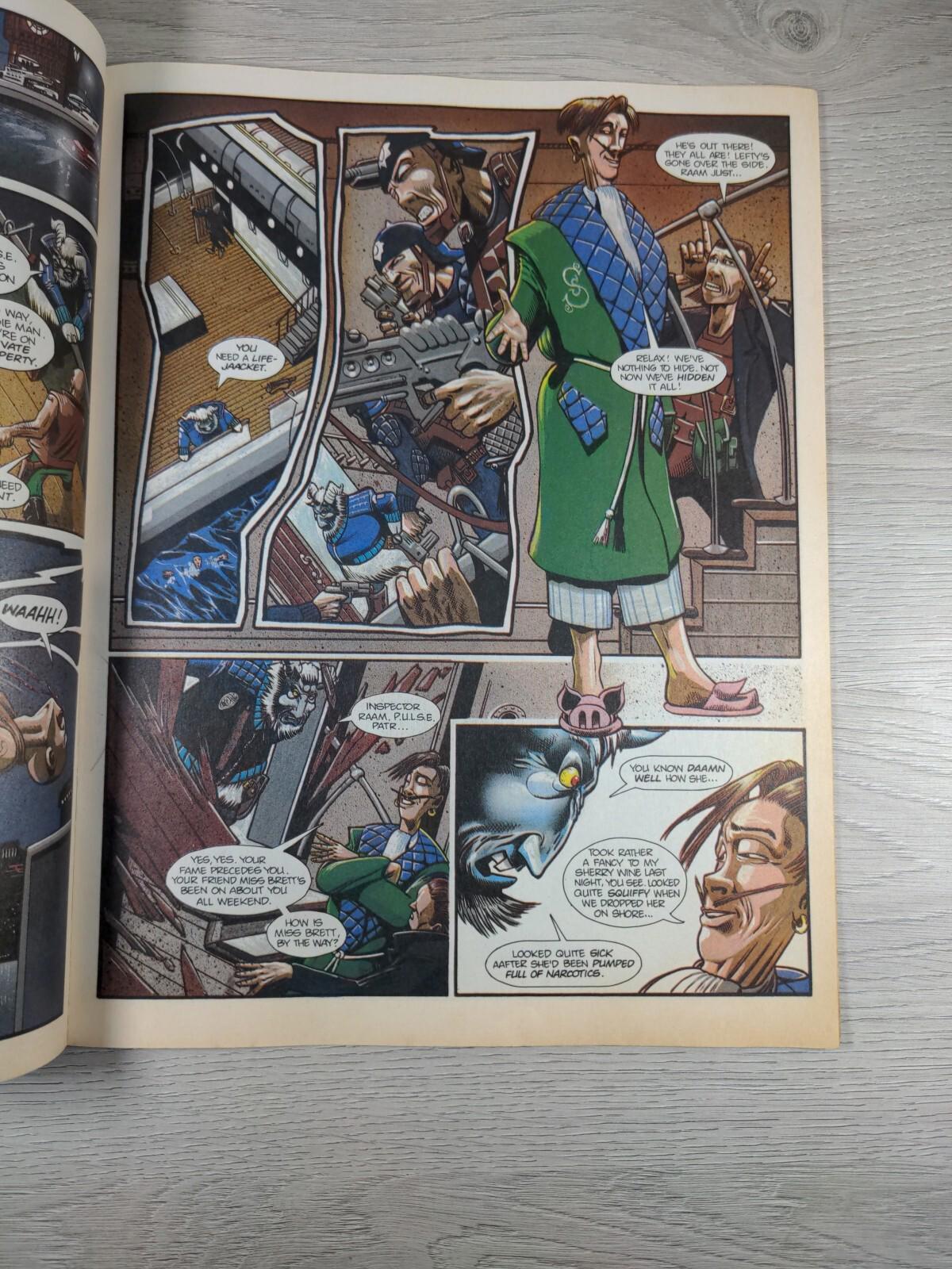 2000AD Featuring Judge Dredd Prog 747 September 1991 Vintage Comic - Retrorama UK