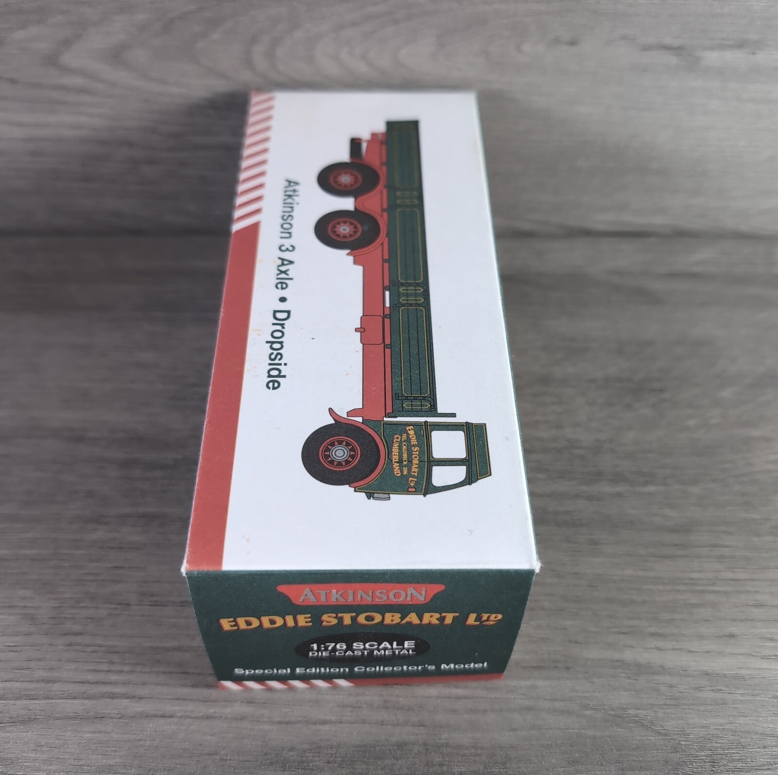 Atlas Editions Eddie Stobart Atkinson 3 Axle Dropside Die-Cast Model