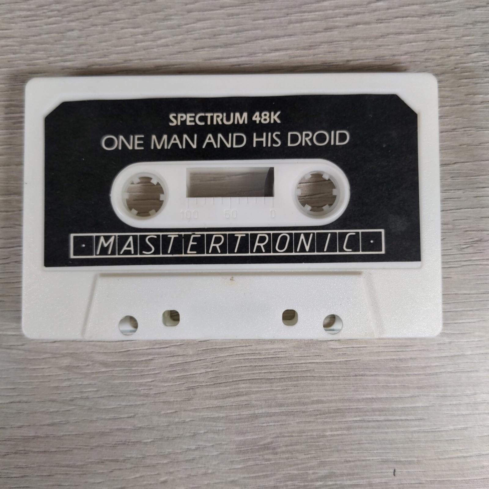 One Man And His Droid ZX Spectrum 48K Video Game Cassette Tested & Working - Retrorama UK