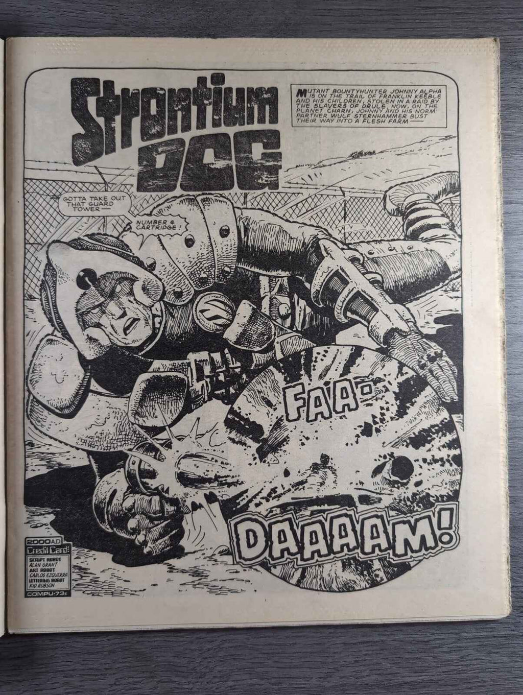 2000AD Prog 428 Featuring Judge Dread Comic 27th July 1985 Vintage Retro Comic