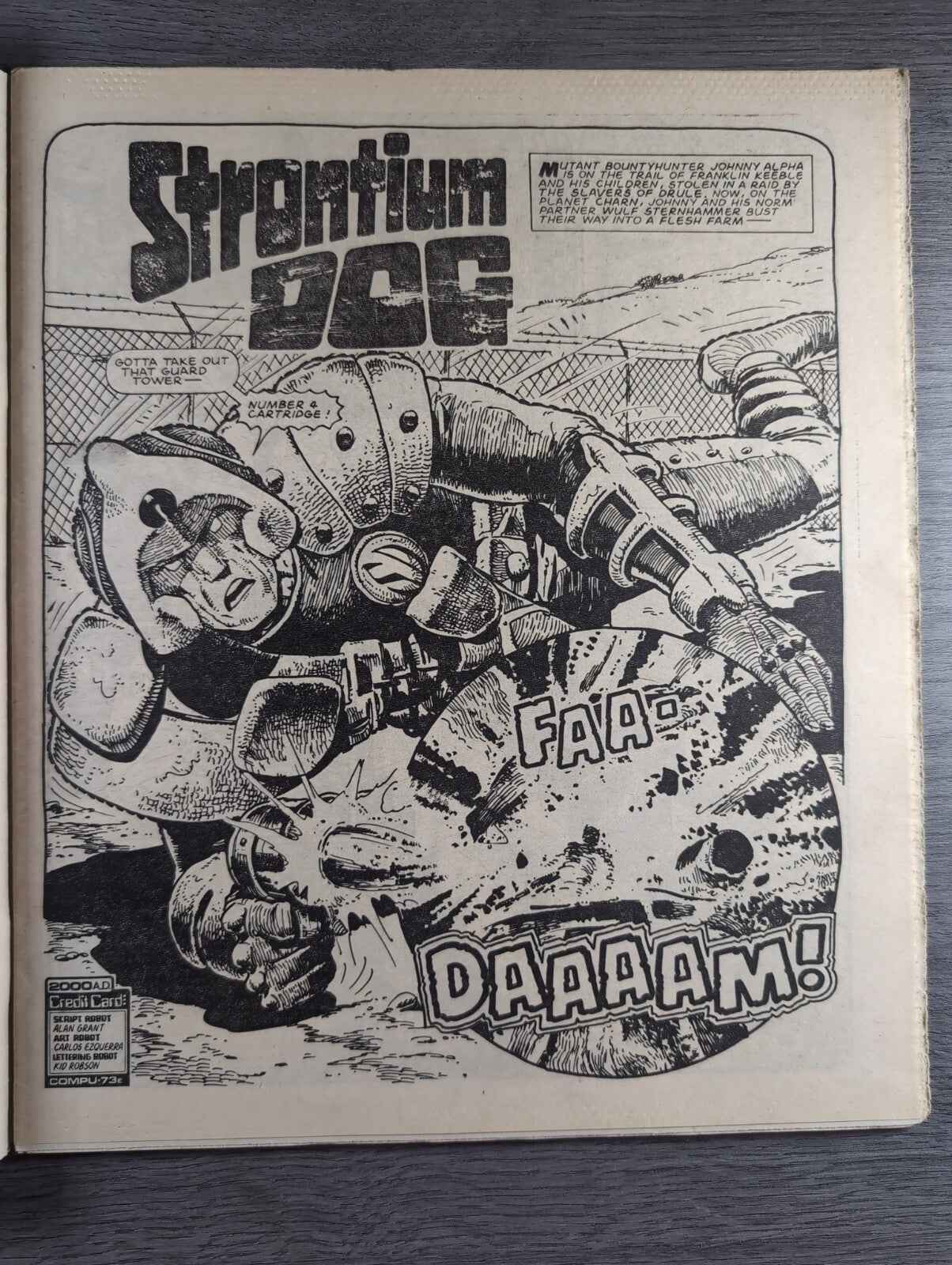 2000AD Prog 428 Featuring Judge Dread Comic 27th July 1985 Vintage Retro Comic