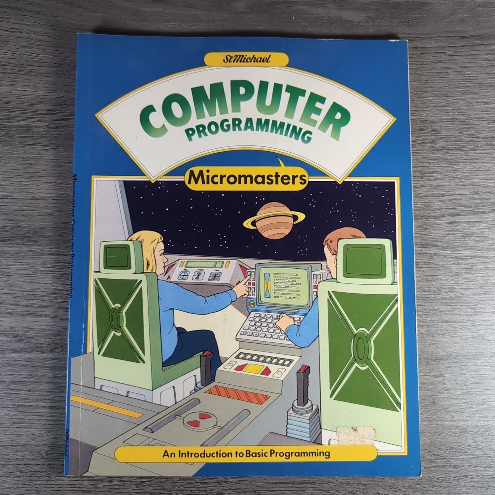 St Michael Micromasters Computer Programming Books Bundle x 3 BBC Commodore 64