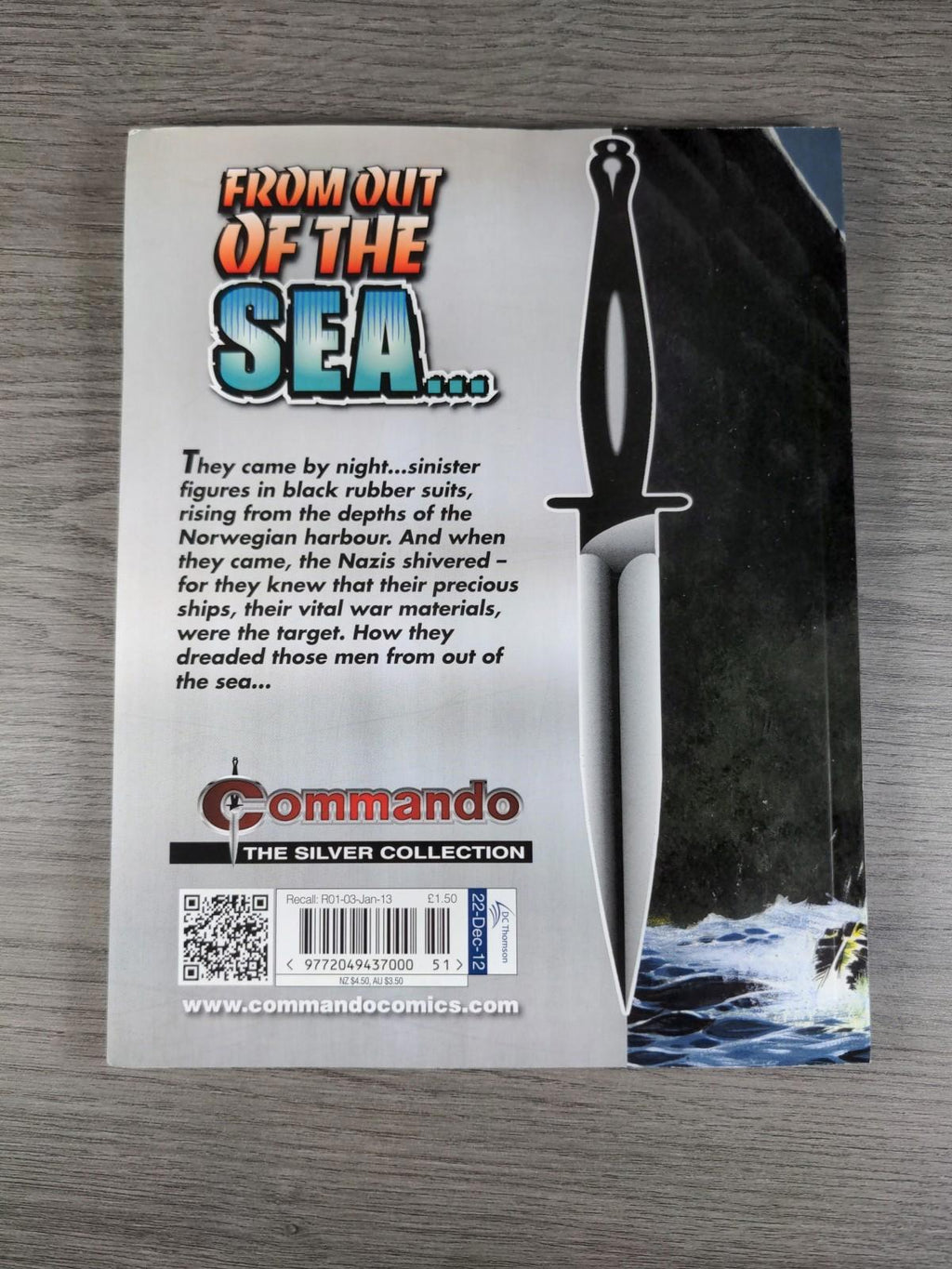 Commando Comic Issue 4562 From Out Of The Sea