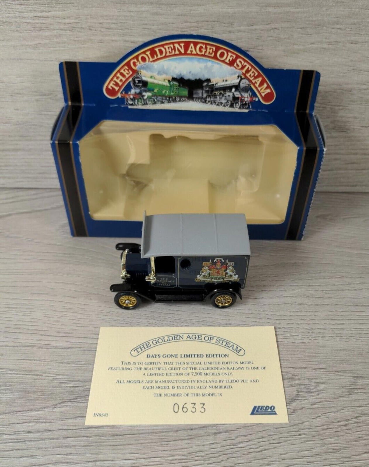 Lledo The Golden Age of Steam 1920 Diecast Model T Ford 6126 Caledonia Railway - Retrorama UK