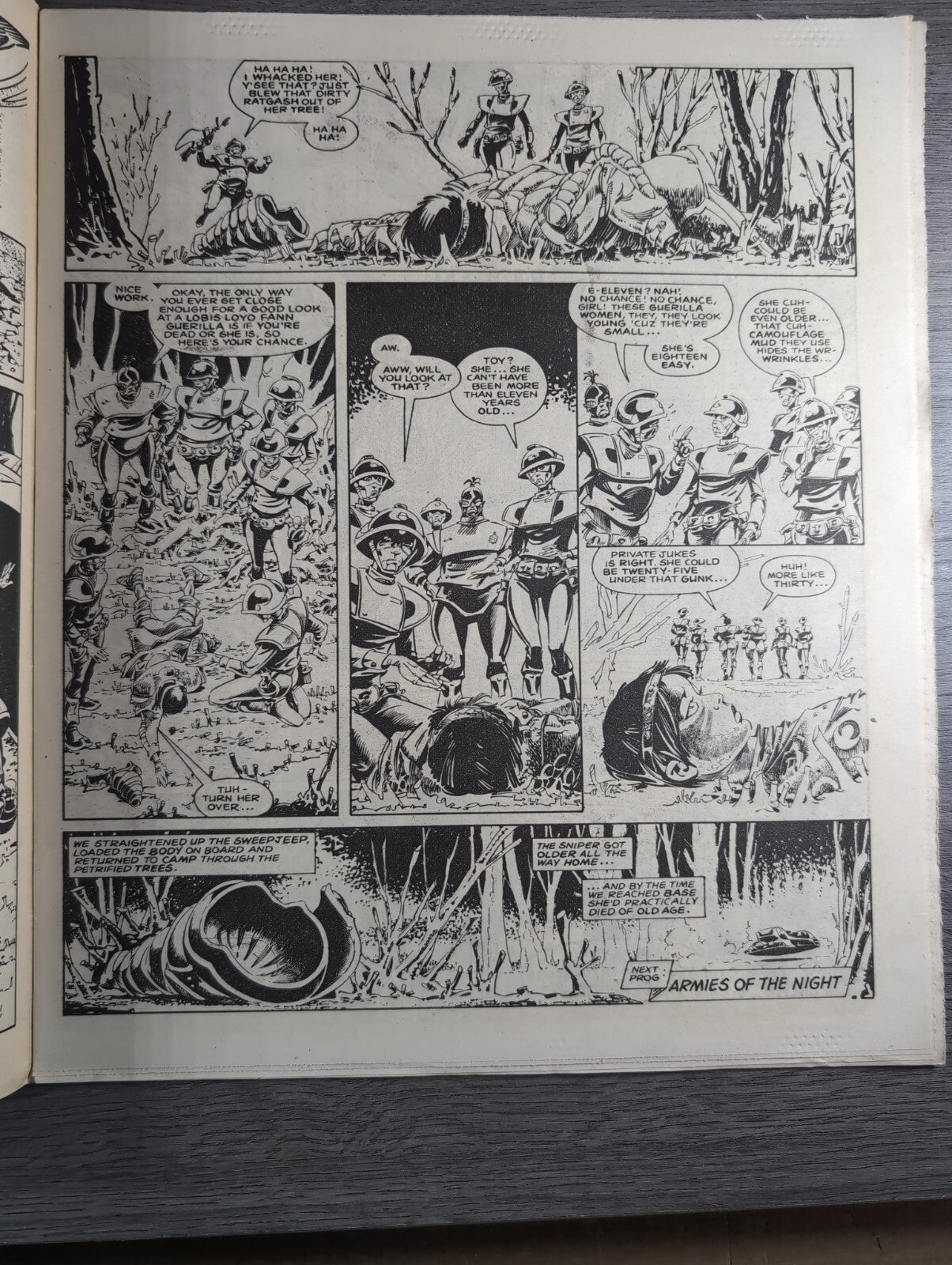2000AD Prog 455 Featuring Judge Dread Comic 1st Feb 1986 Vintage Retro Comic