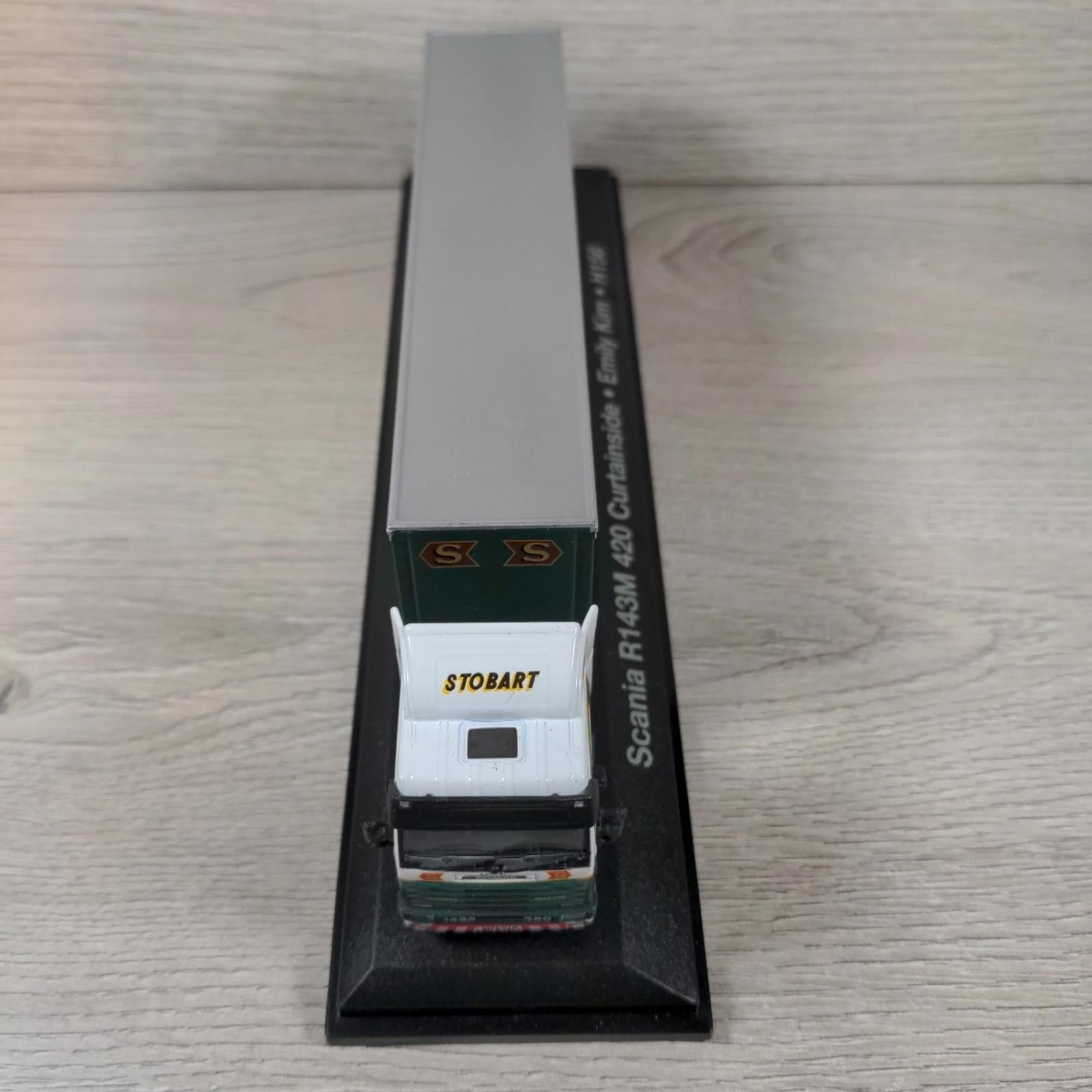 Atlas Editions Eddie Stobart Scania R143M 420 Curtainside Emily Kim H156  1:76
