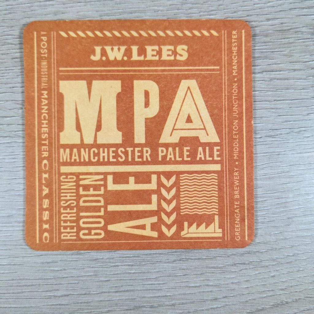 J.W Lees 3 x Vintage Beer Mats Pub Bar Coaster Breweriana - Retrorama UK