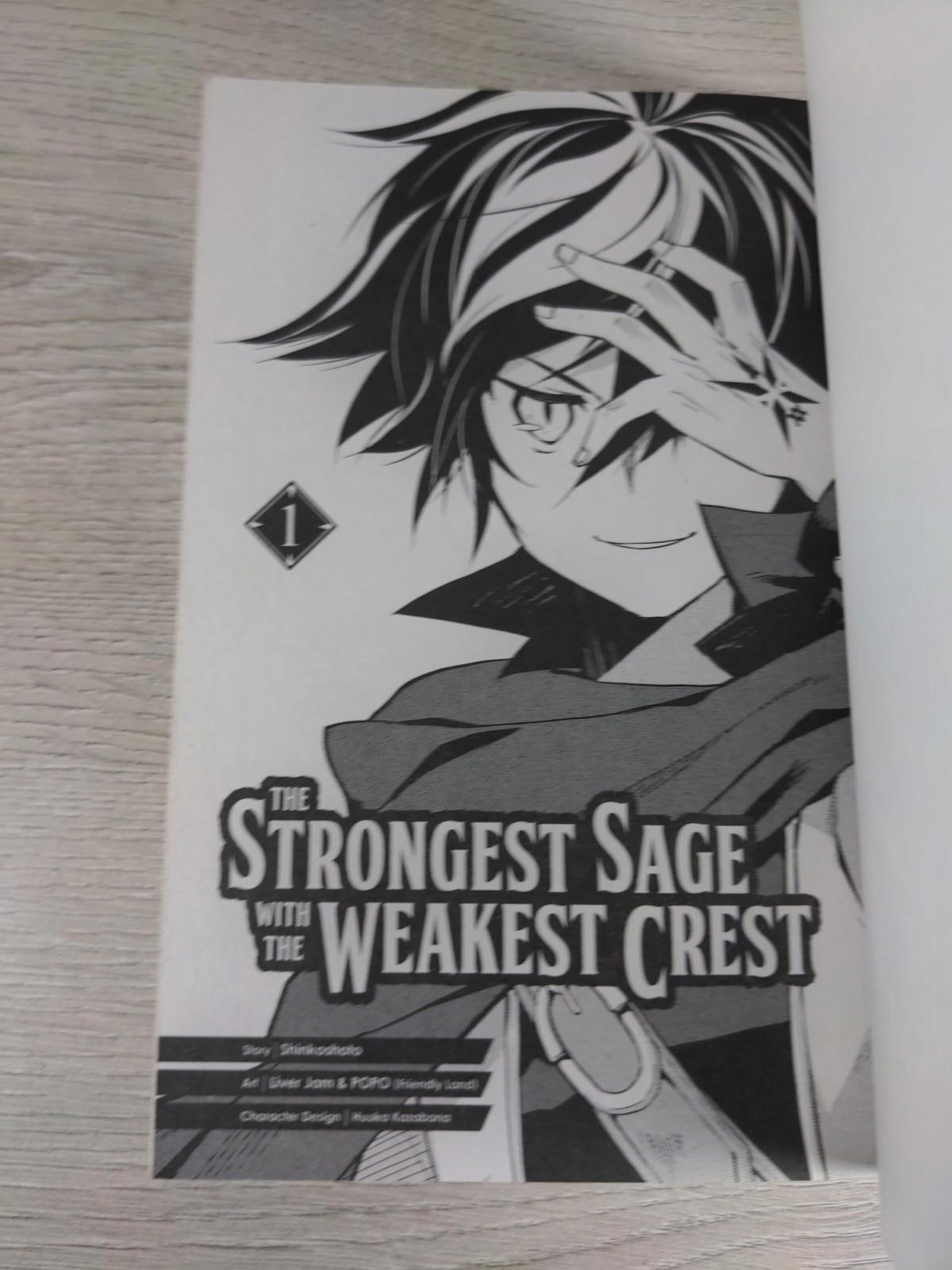 The Strongest Sage With The Weakest Crest No 1  Shinkoshoto Manga Paperback Book