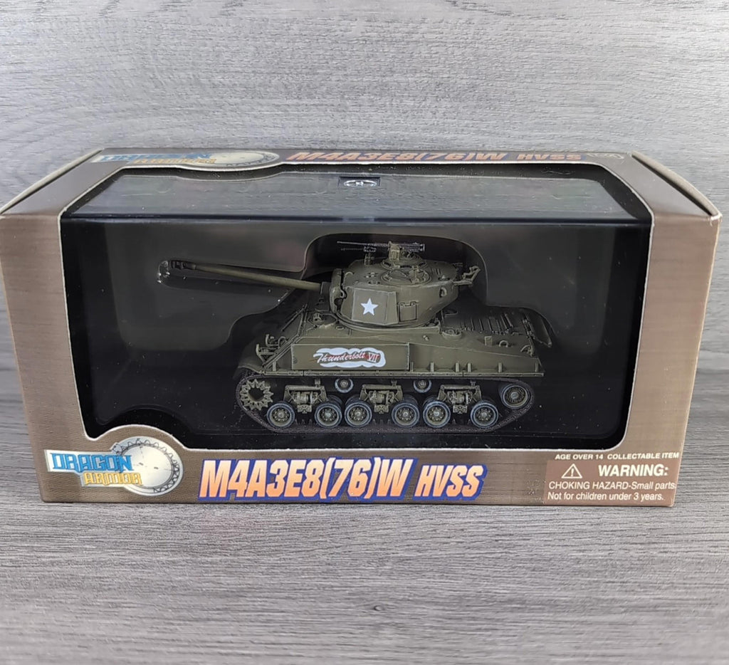 Dragon Armor M4A3E8(76)W HVSS 37th Tank Battalion Germany 1945 1:72 Scale Model