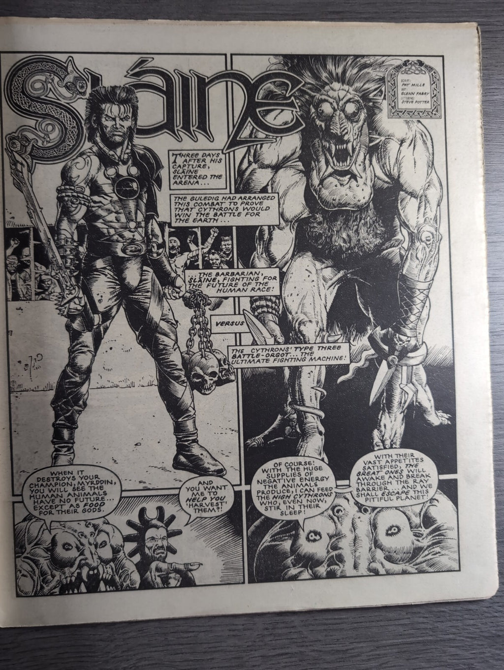2000AD Prog 427 Featuring Judge Dread Comic 20th July 1985 Vintage Retro Comic