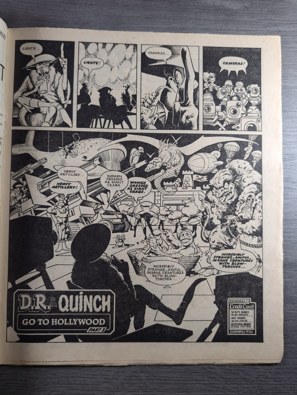 2000AD Prog 366 Featuring Judge Dredd Comic 28th April 1984 Vintage Retro Comic