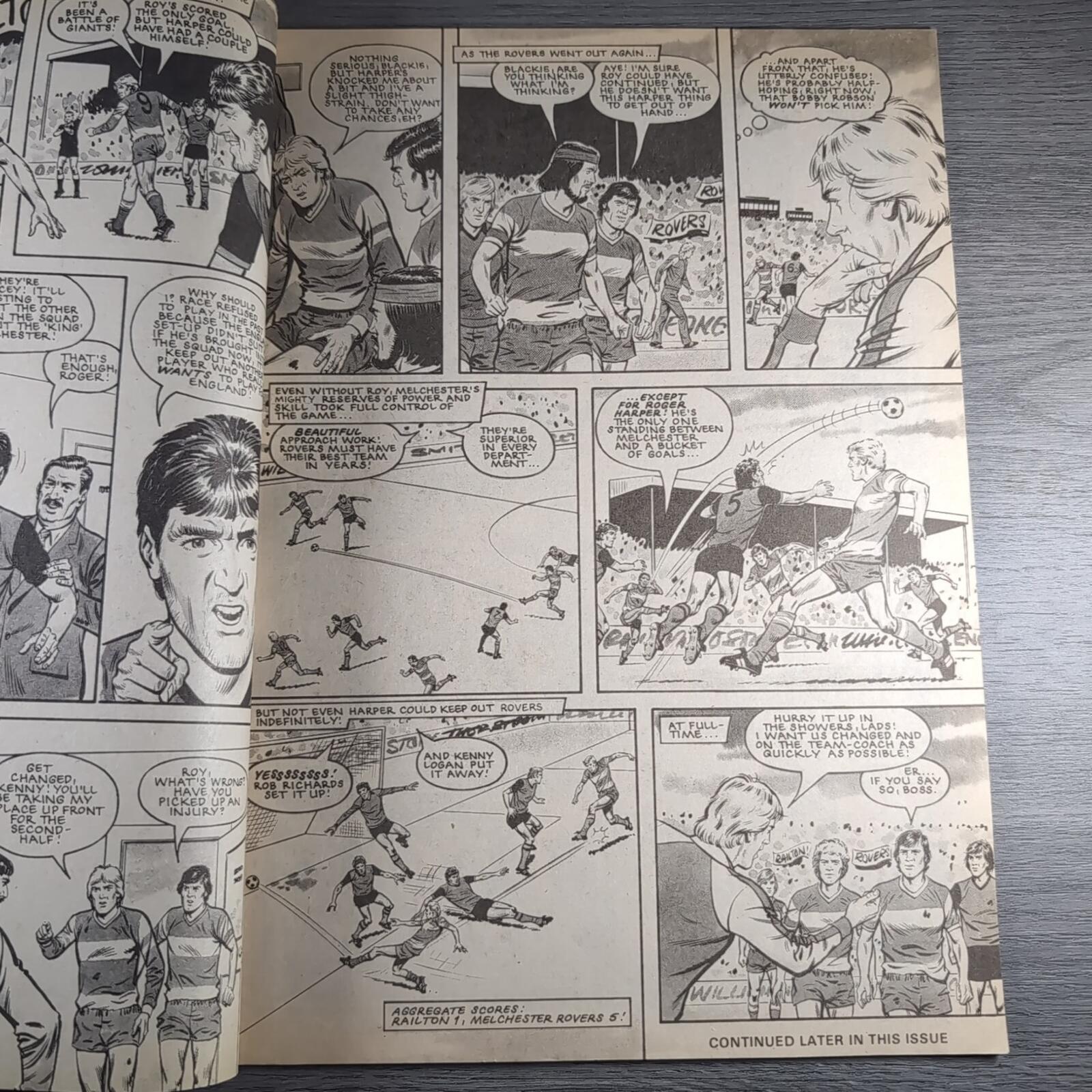 Roy of The Rovers 27th October 1984 Vintage Comic IPC Magazines