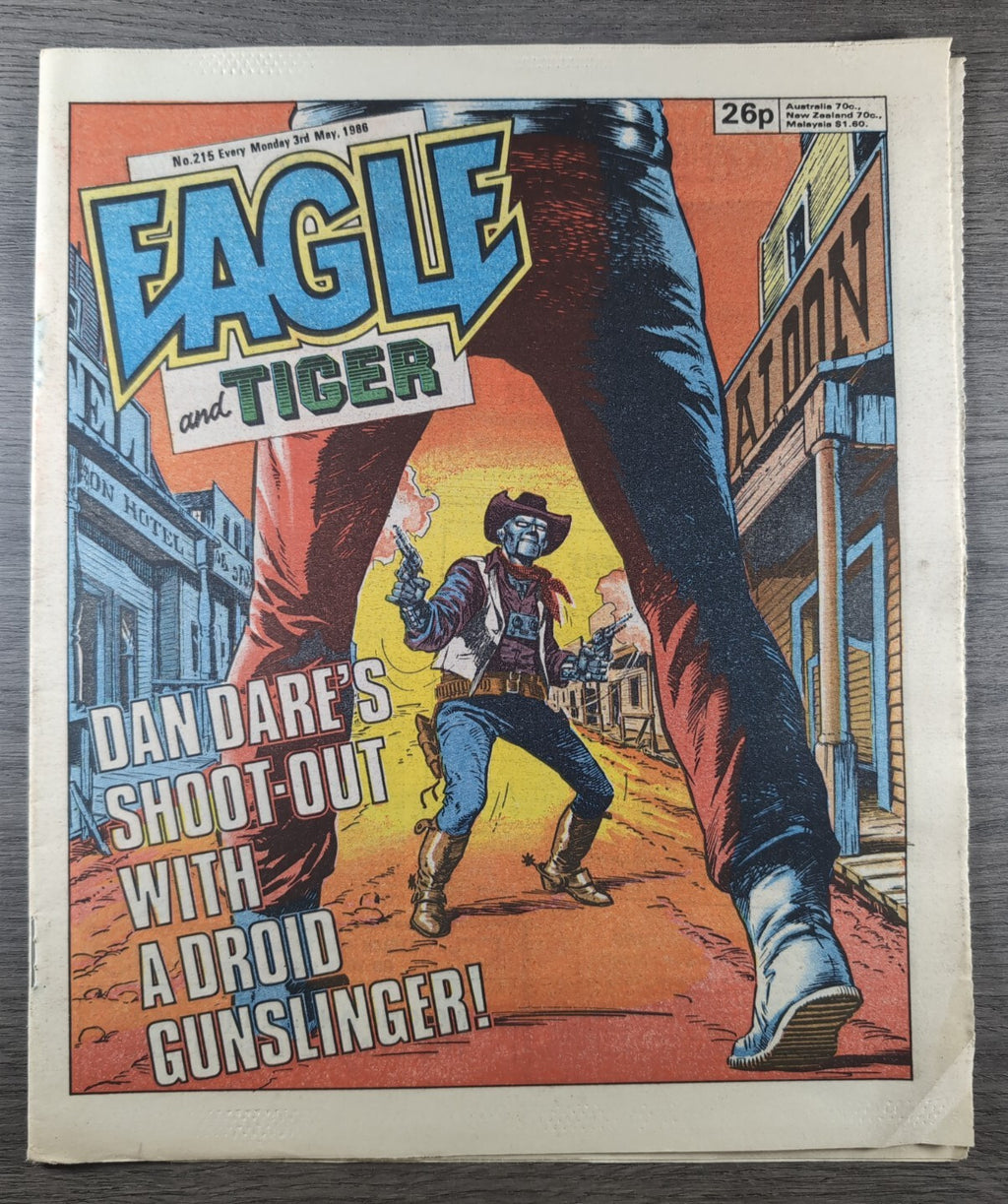 Eagle Comic Issue No. 215 3rd May 1988 Vintage Retro UK Comic