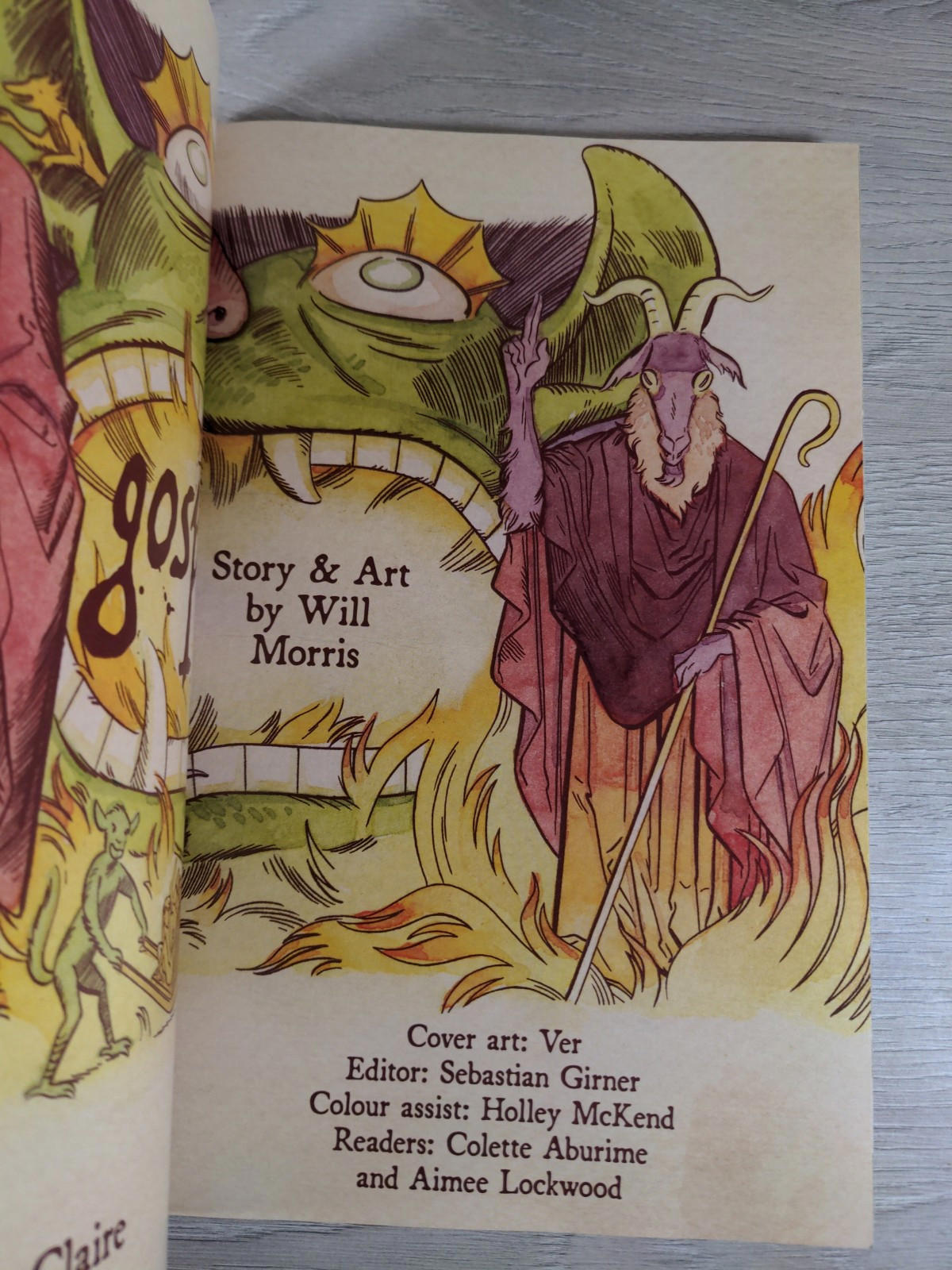 Will Morris Gospel Paperback Gospel Comics Graphic Novel 2023 With Bookmark